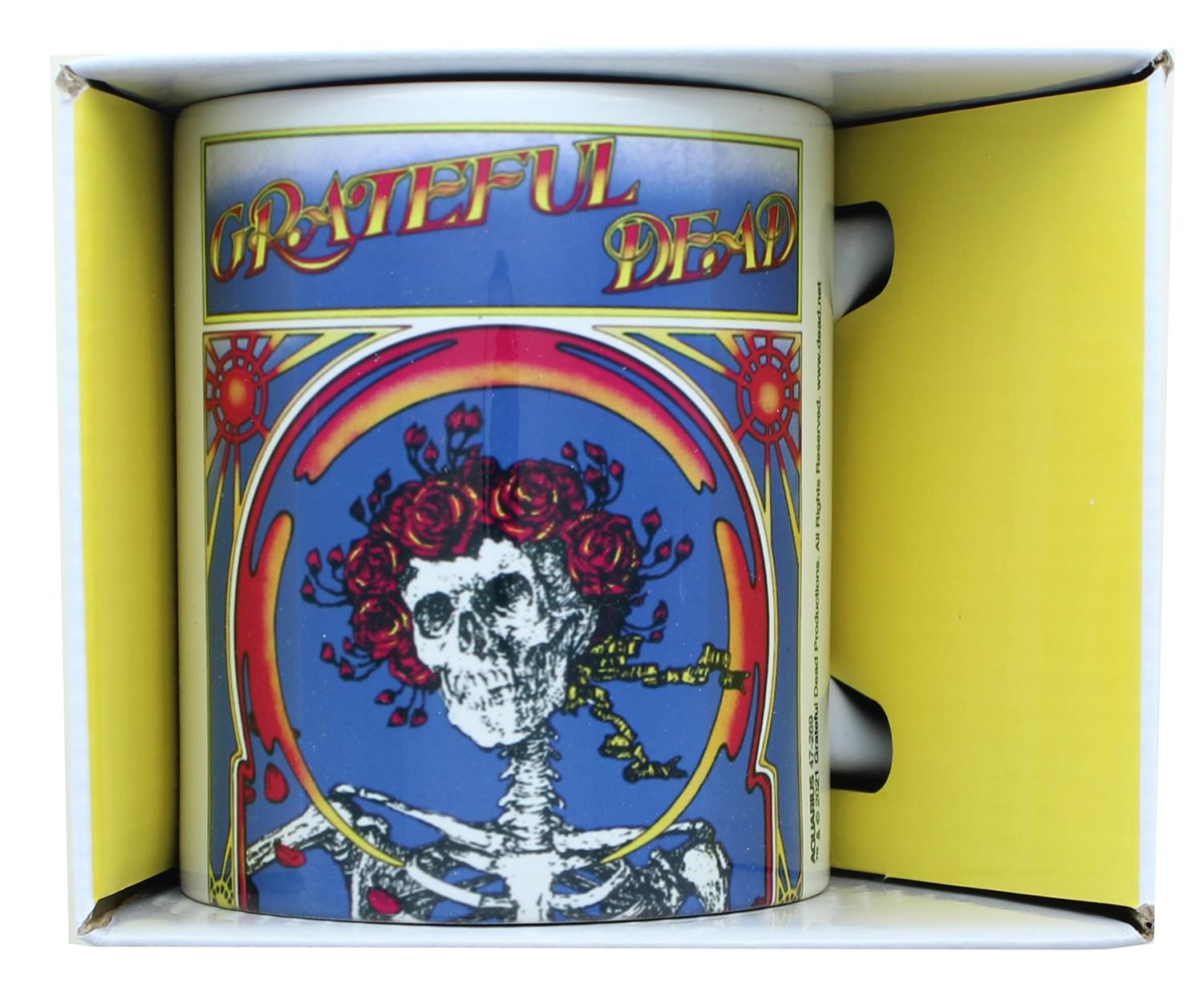 Grateful Dead Skeleton and Roses 11 Ounce Ceramic Mug