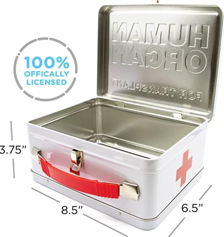 Human Organ Retro Tin Storage Box