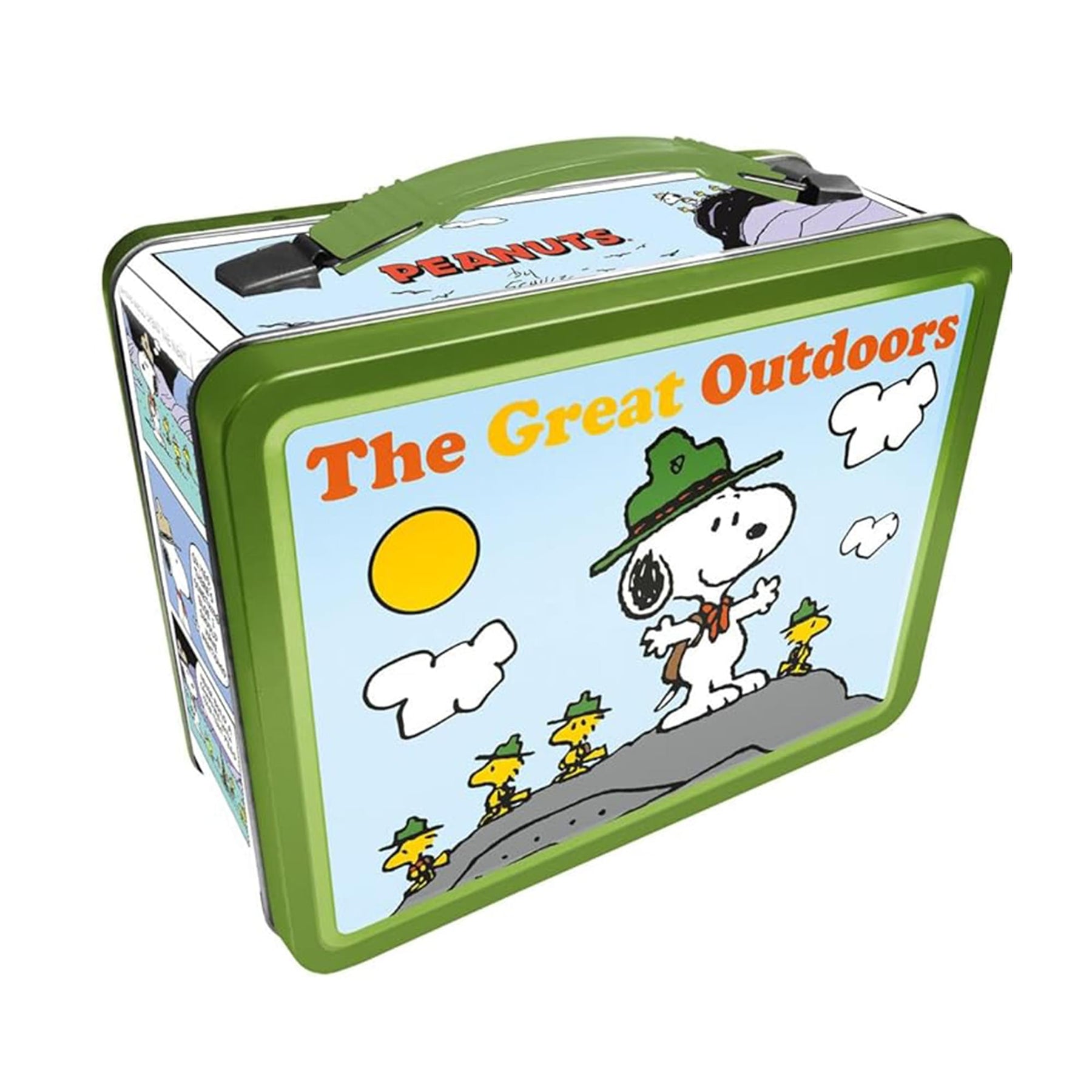 Peanuts "Camp Snoppy" Embossed Tin Fun Box