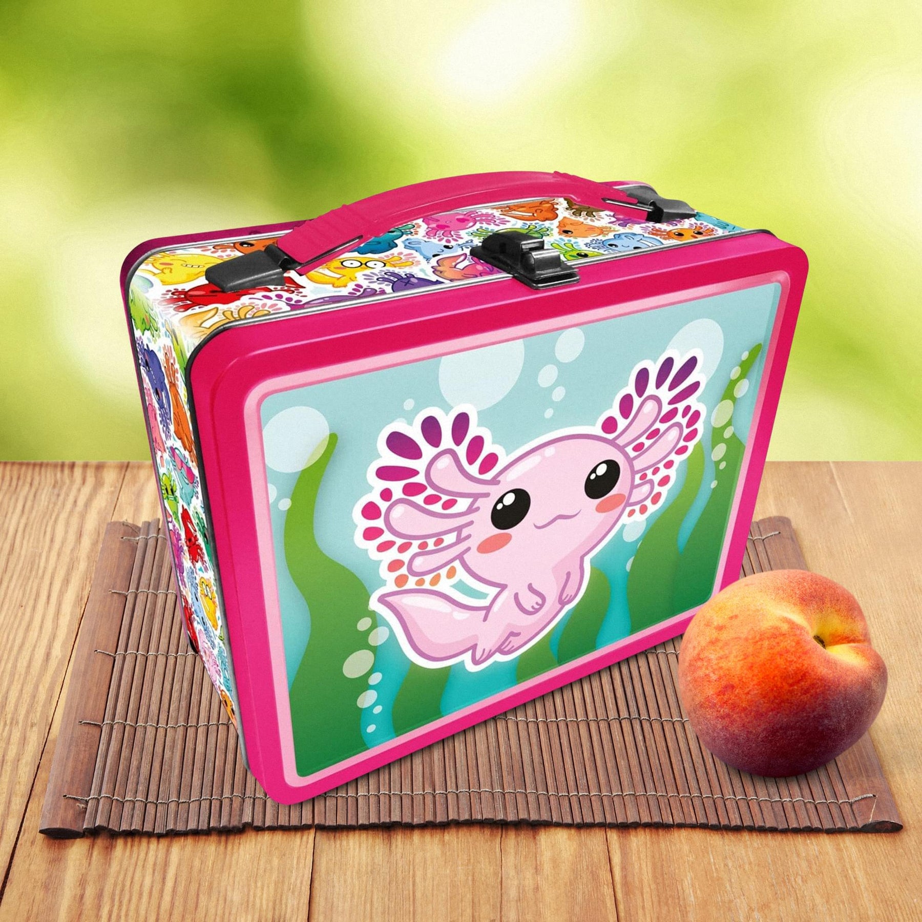 Axolotl Embossed Tin Fun Box