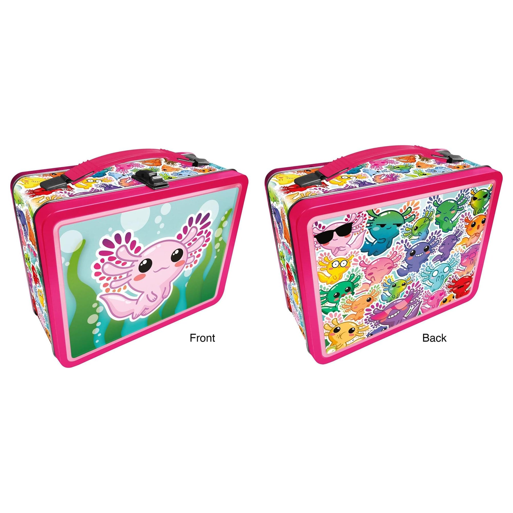 Axolotl Embossed Tin Fun Box