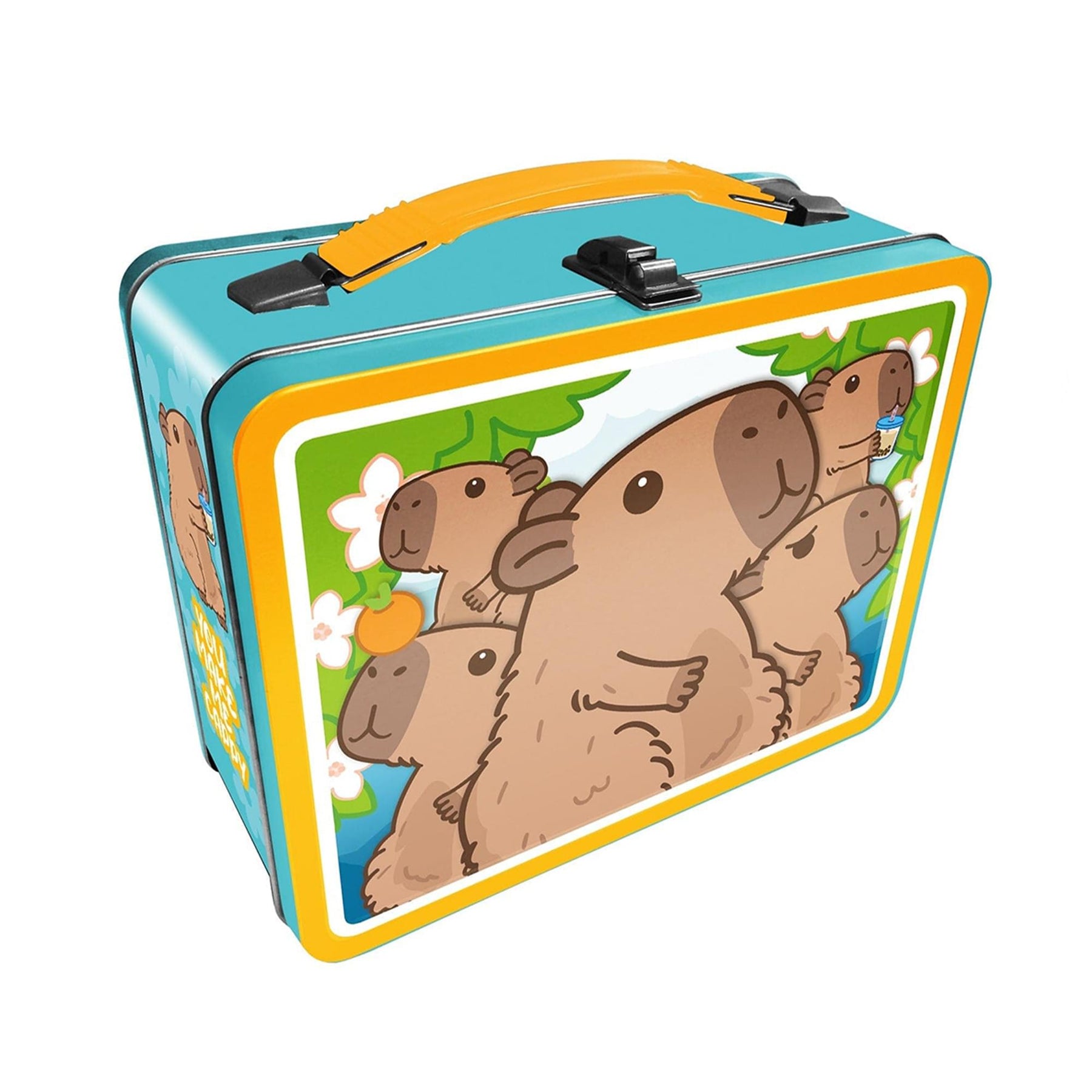 Capybara Fun Box Embossed Collectible Storage Tin