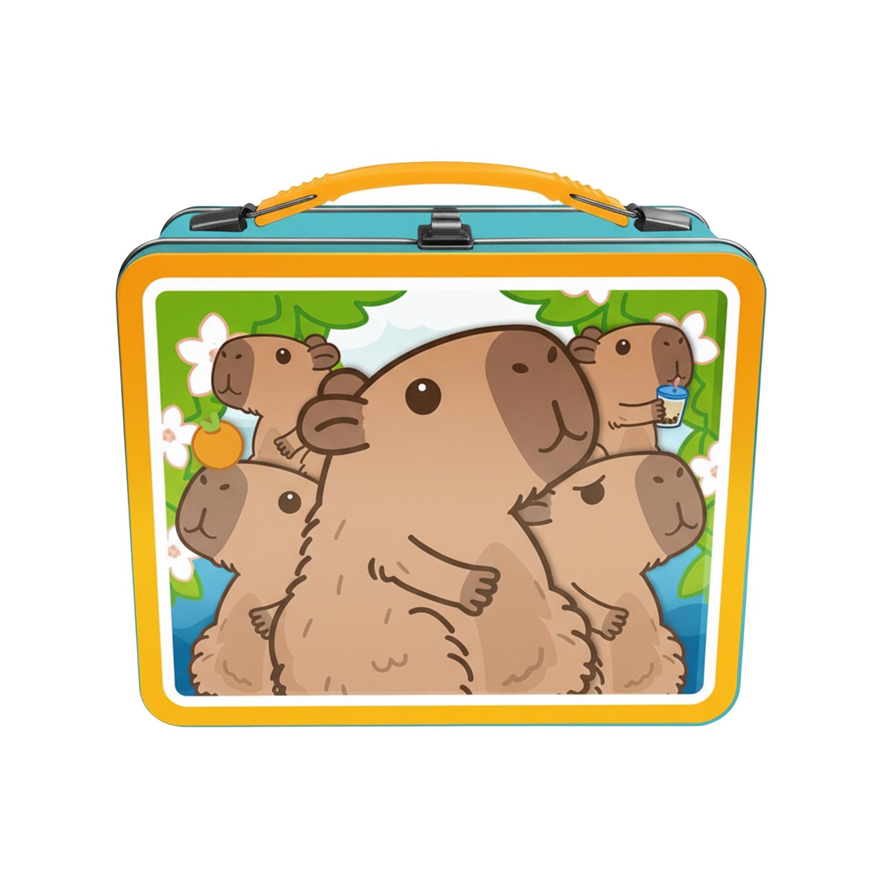 Capybara Fun Box Embossed Collectible Storage Tin