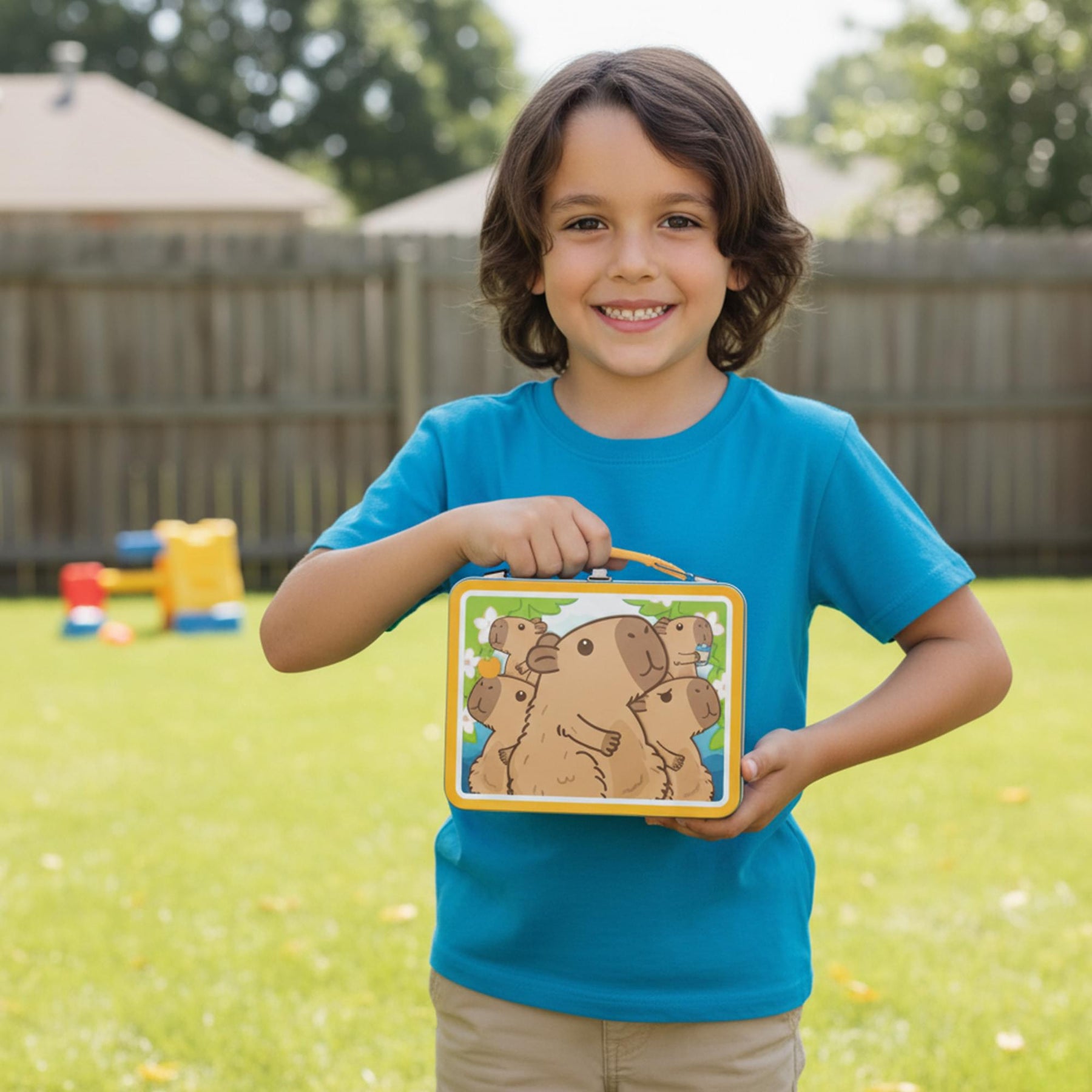 Capybara Fun Box Embossed Collectible Storage Tin