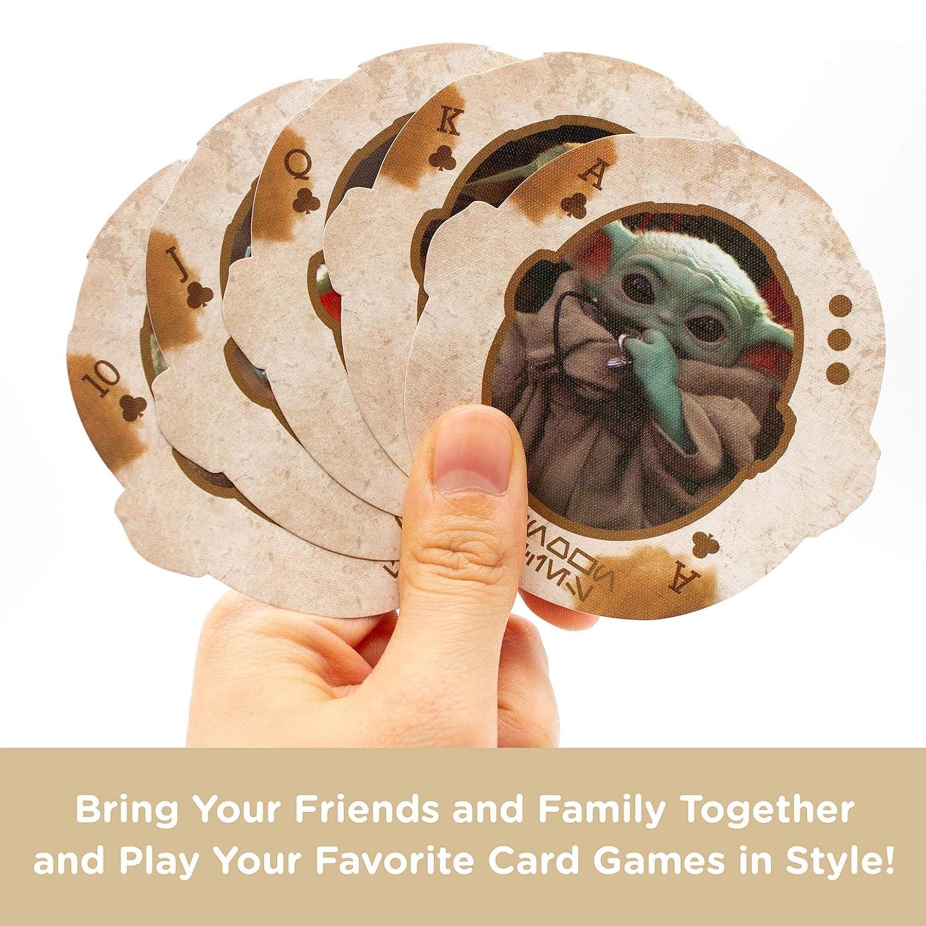 Star Wars The Mandalorian The Child Shaped Playing Cards