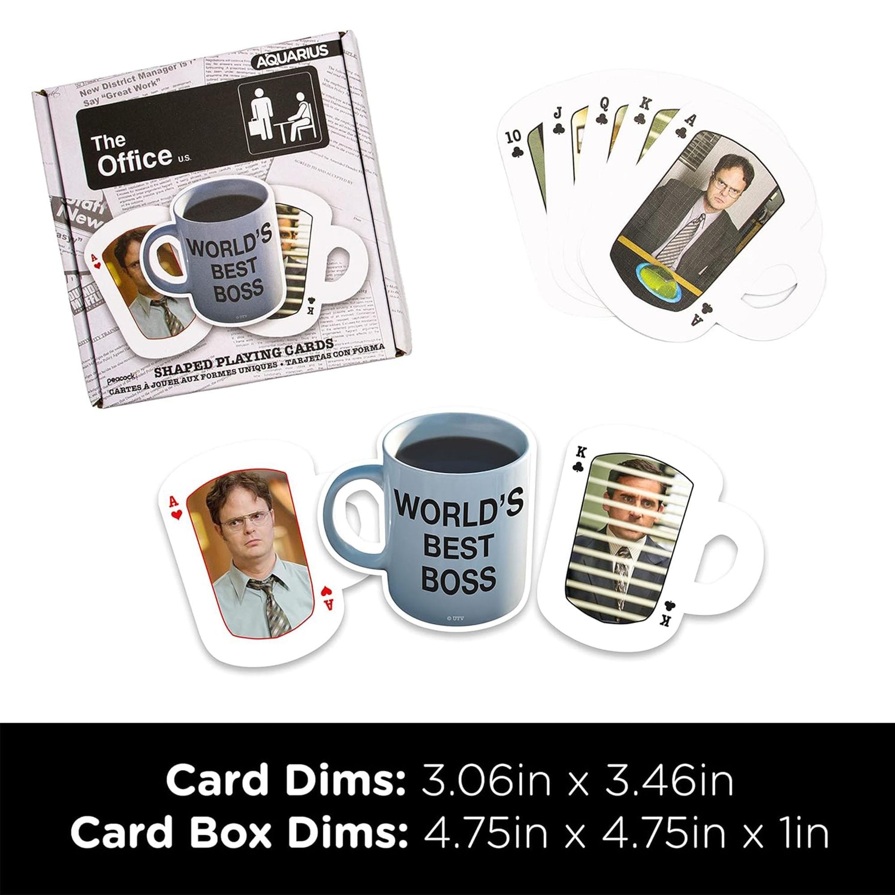The Office Coffee Mug Shaped Playing Cards