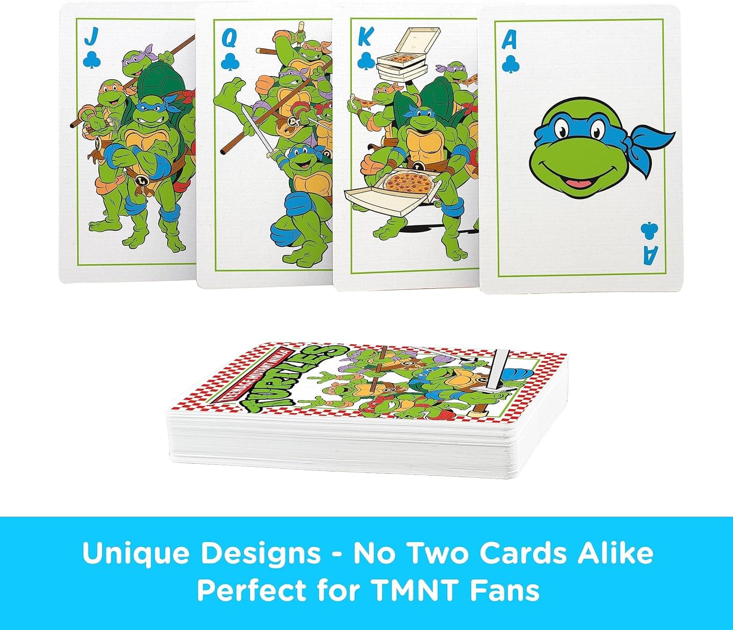 Teenage Mutant Ninje Turtles Pizza Playing Cards