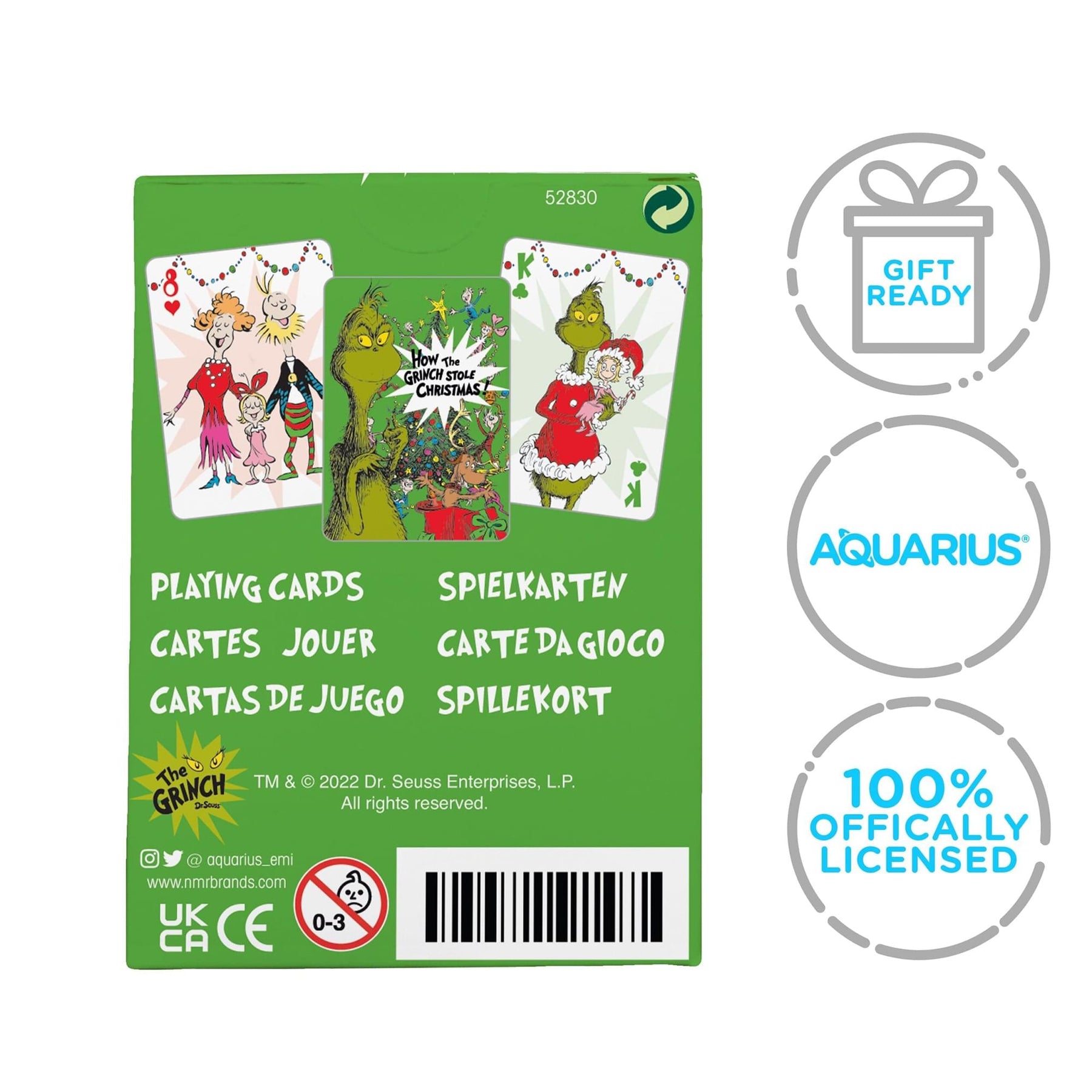 Grinch Christmas Playing Cards