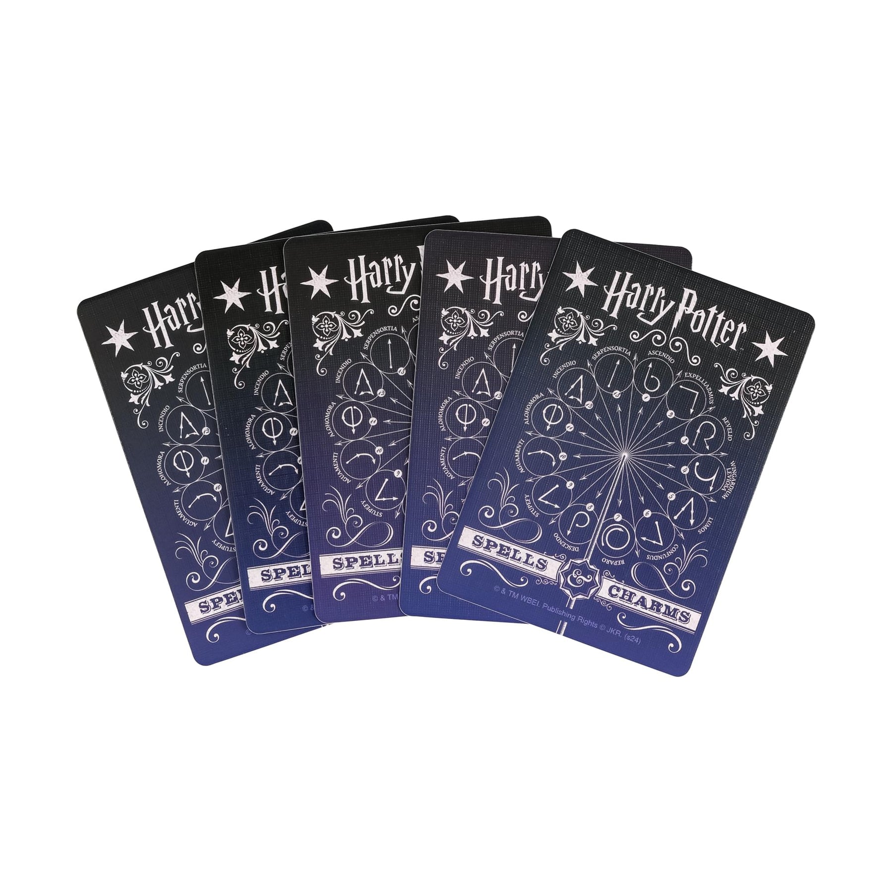 Harry Potter Spells Playing Cards