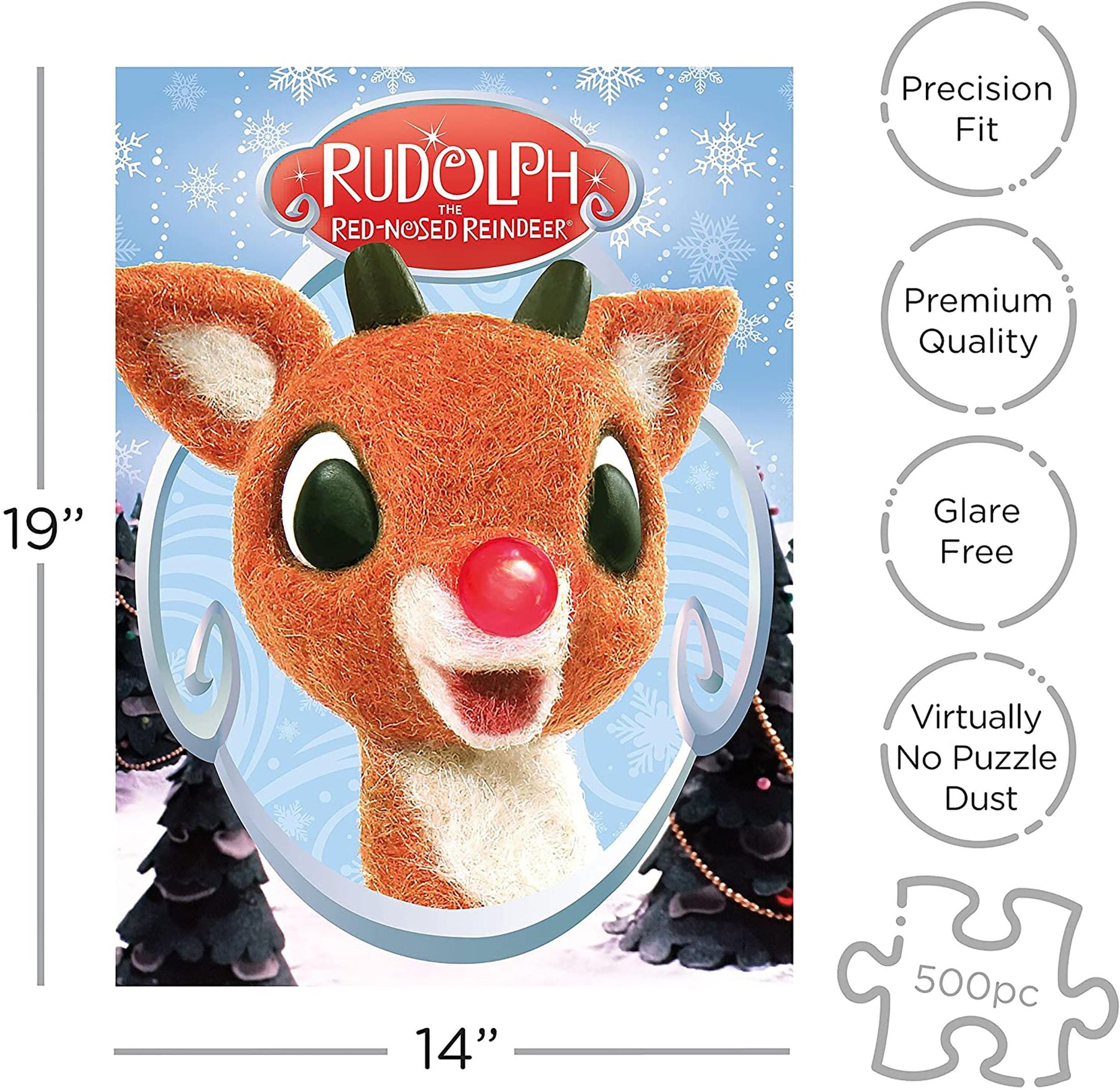 Rudolph the Red-Nosed Reindeer Collage 500 Piece Jigsaw Puzzle