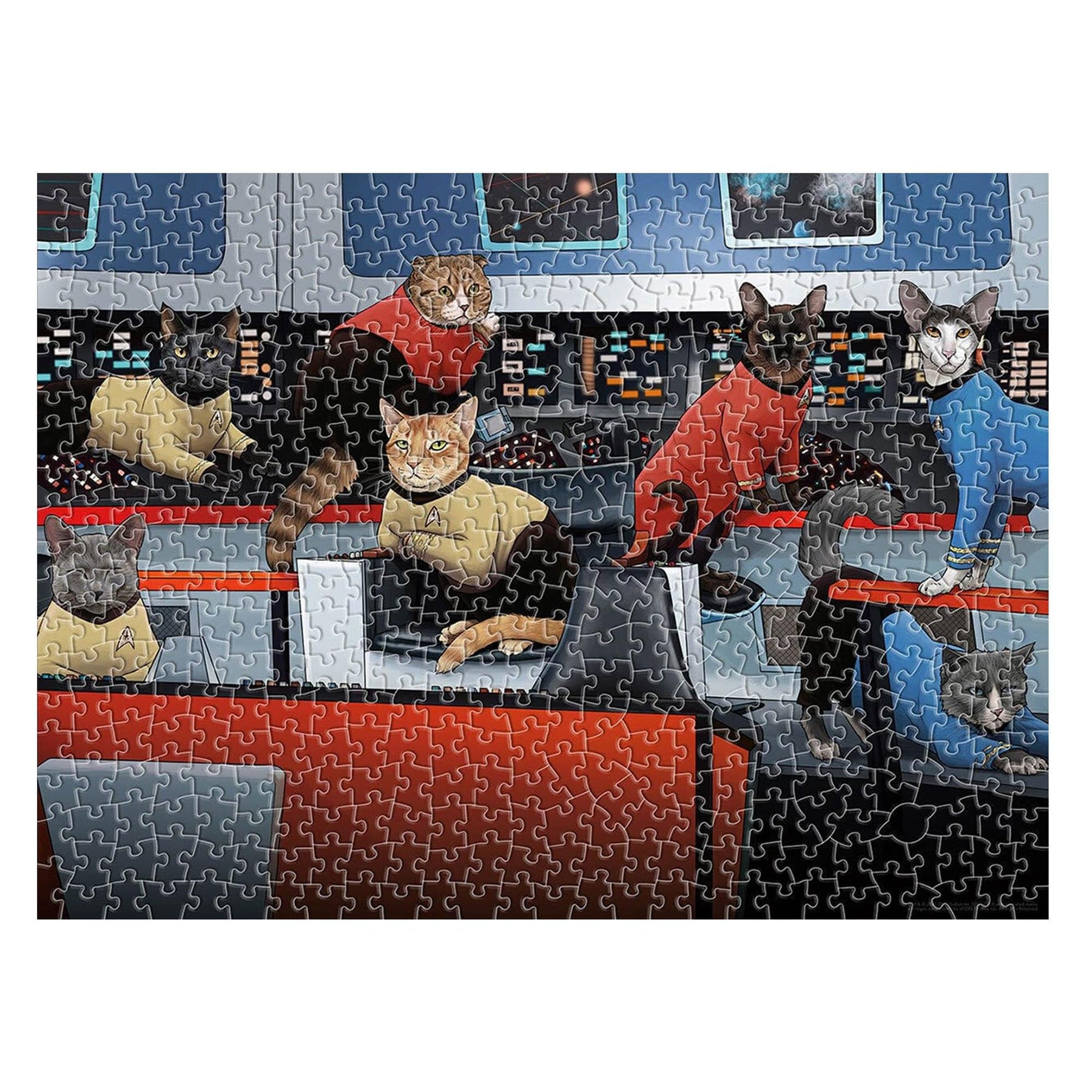 Star Trek Cats 500 Piece Jigsaw Puzzle (Vertical Box)