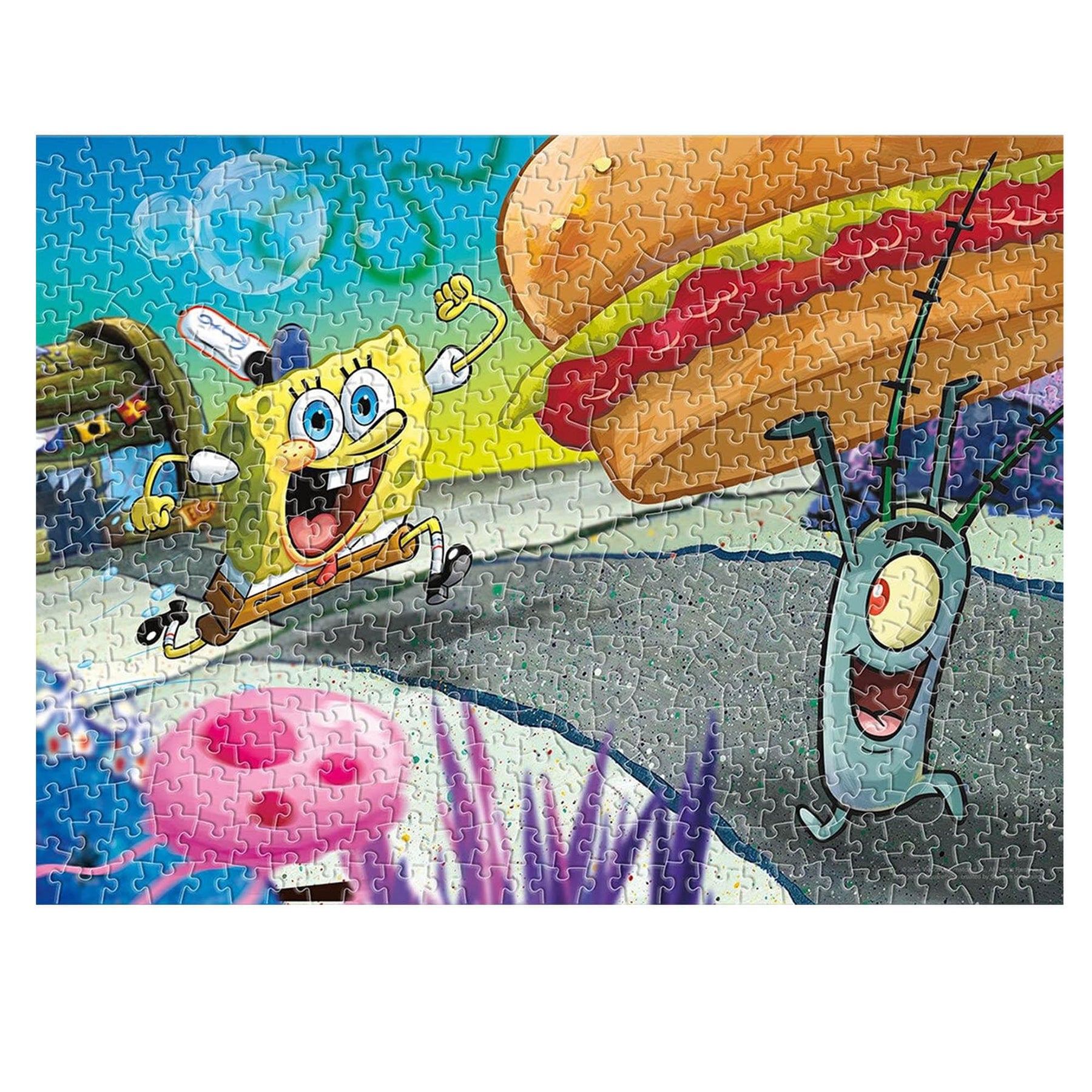 SpongeBob Plankton 500 Piece Jigsaw Puzzle (Vertical Box)