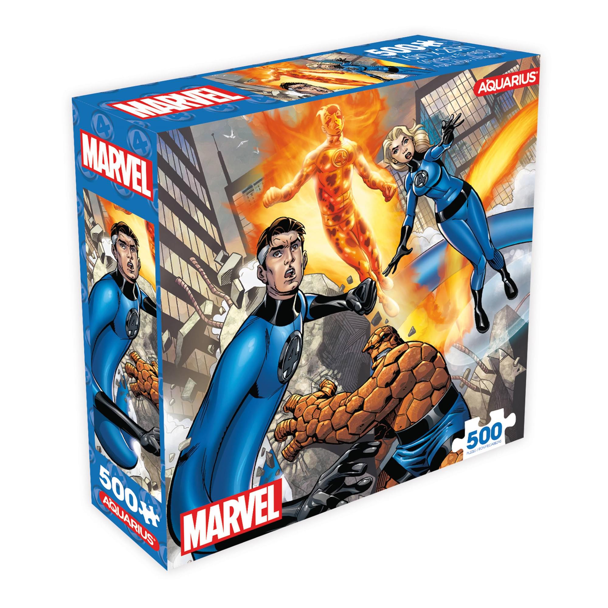 Marvel Fantastic Four 500 Piece Jigsaw Puzzle | Free Shipping