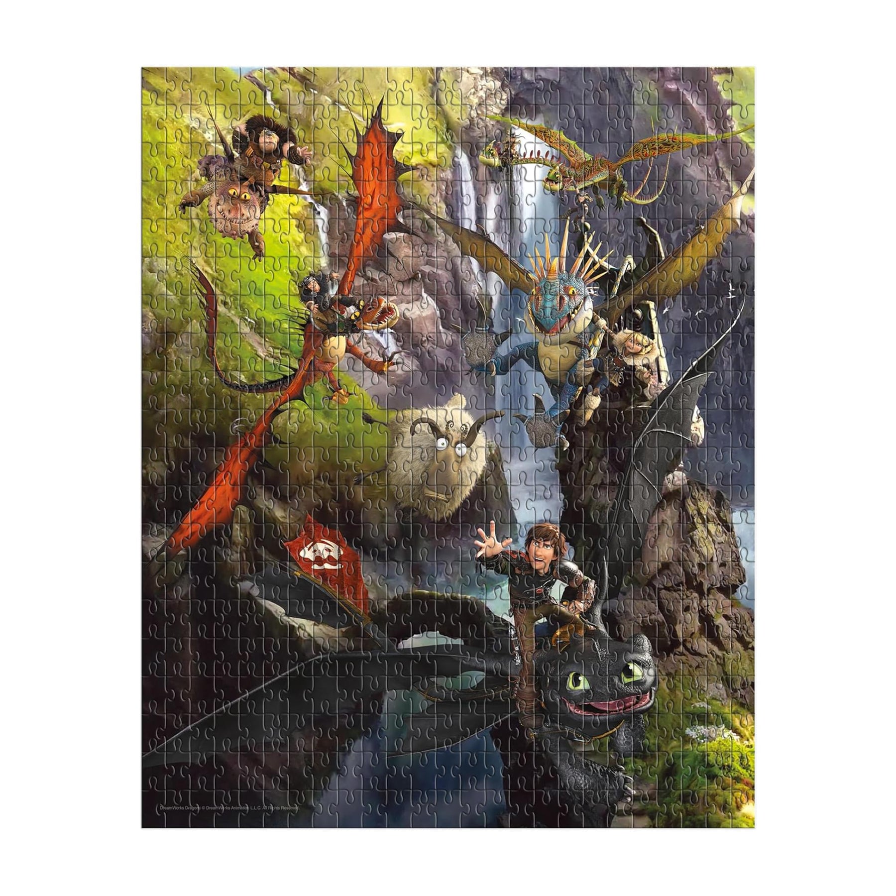 How To Train Your Dragon 500 Piece Jigsaw Puzzle