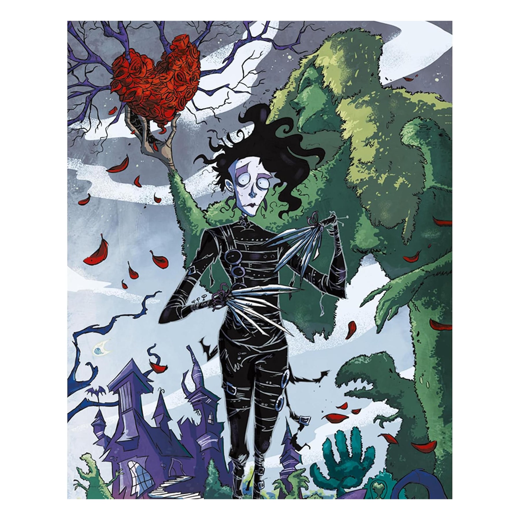 Tim Burton's Edward Scissorhands 500 Piece Jigsaw Puzzle