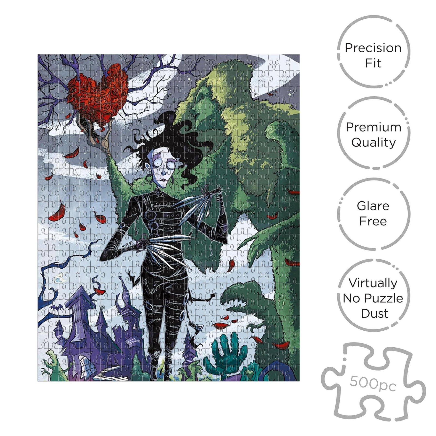 Tim Burton's Edward Scissorhands 500 Piece Jigsaw Puzzle