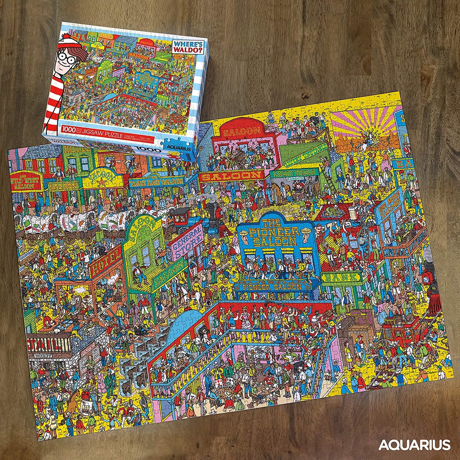 Where's Waldo Wild Wild West 1000 Piece Jigsaw Puzzle