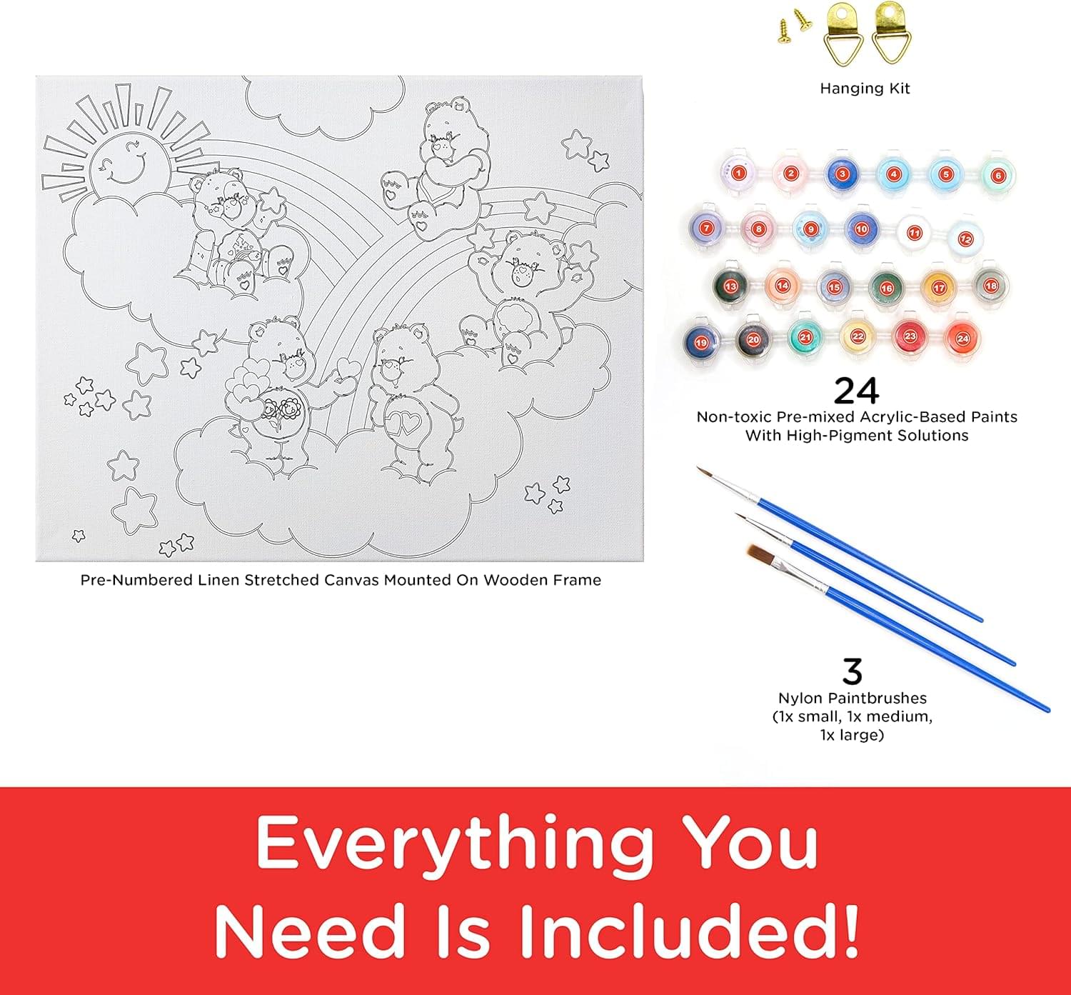 Care Bears Art-By-Numbers Craft Kit