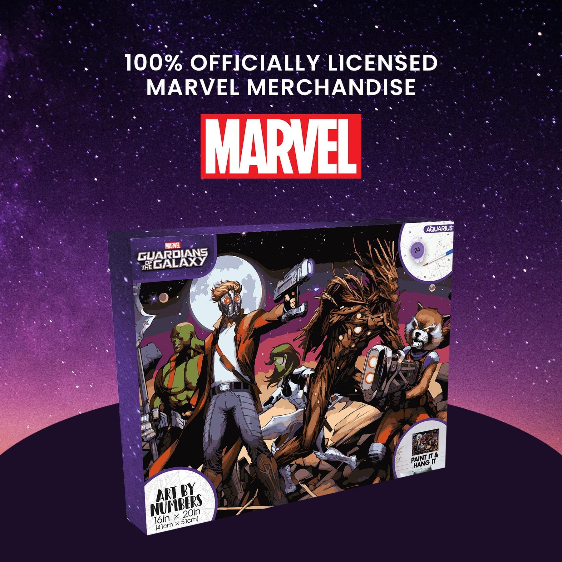 Marvel Guardians of the Galaxy Art-By-Numbers Craft Kit