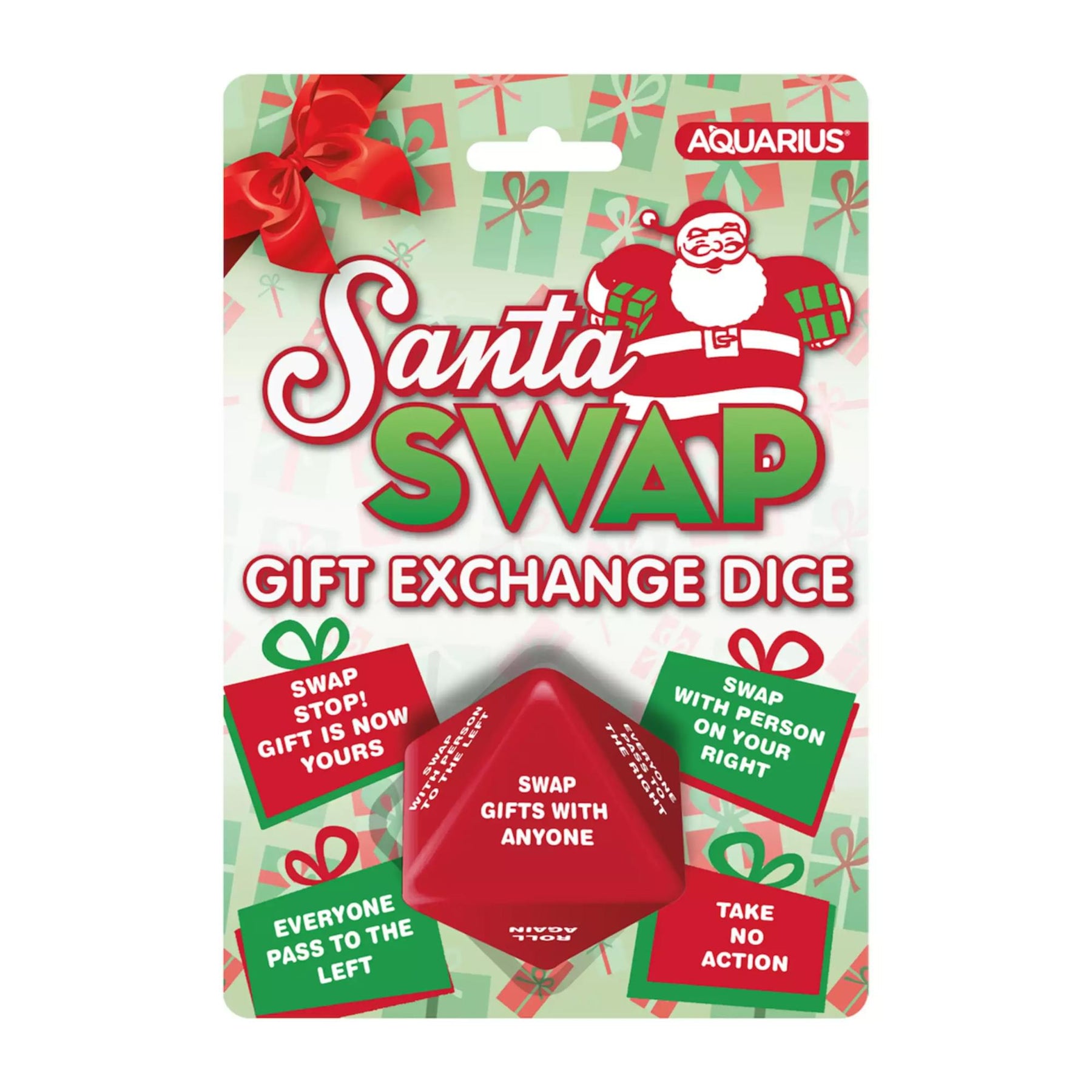 Santa Swap 8-Sided Mini Dice Rolling Game