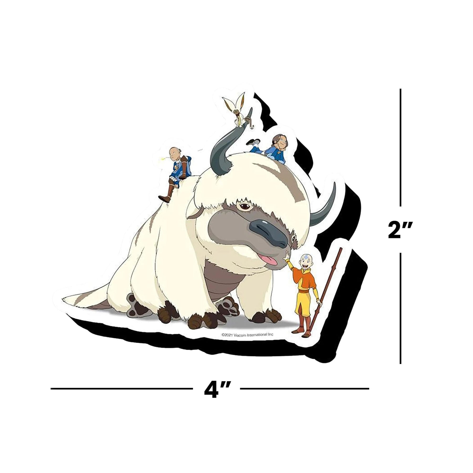 Avatar The Last Airbender Appa & Gang Funky Chunky Magnet