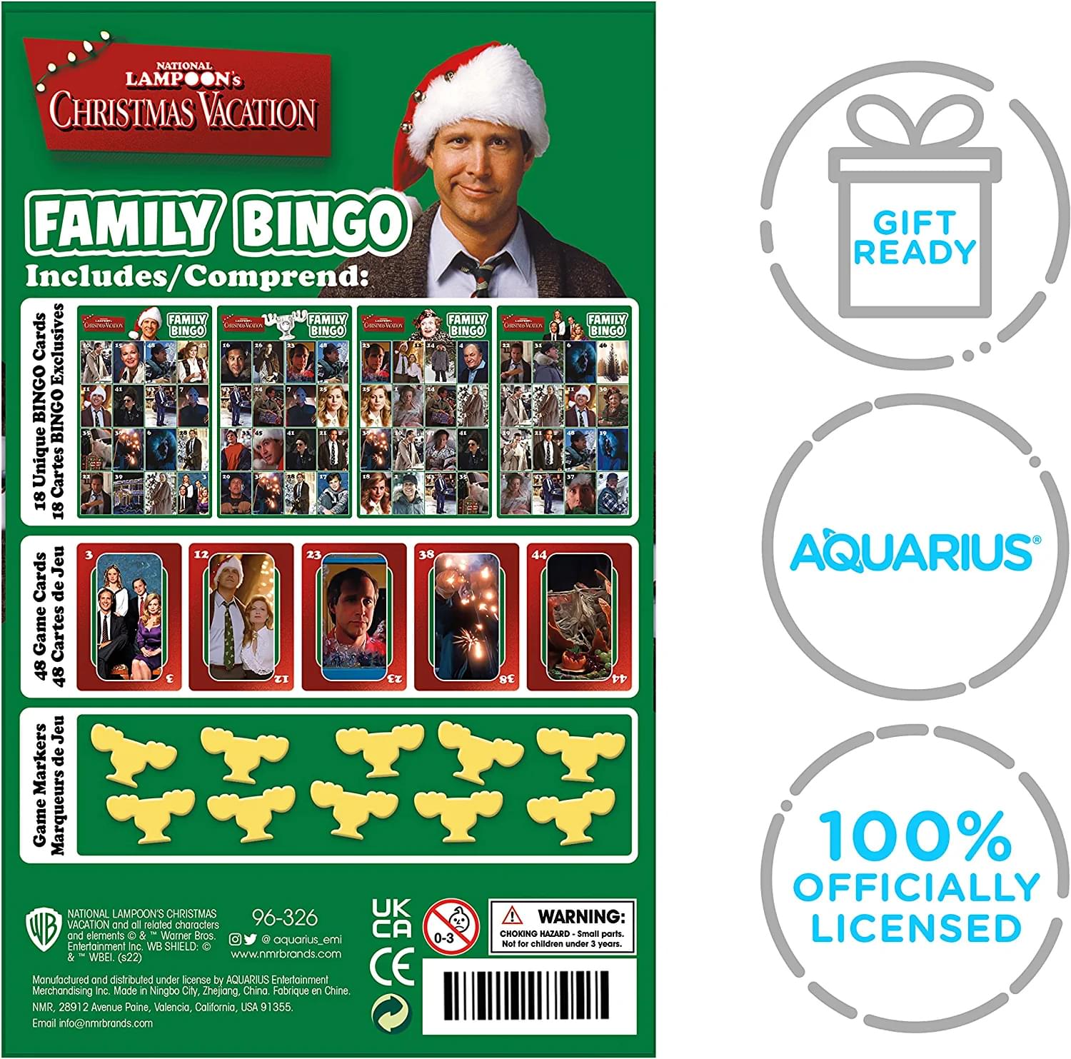 Christmas Vacation Family Bingo