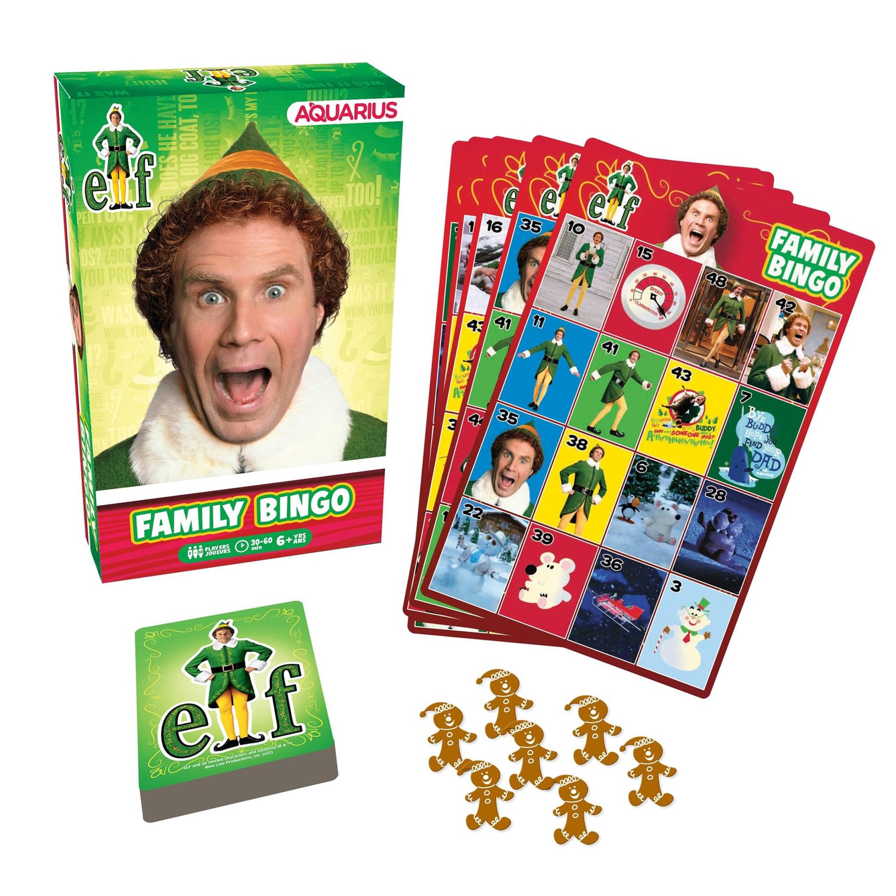 Elf Family Bingo Game