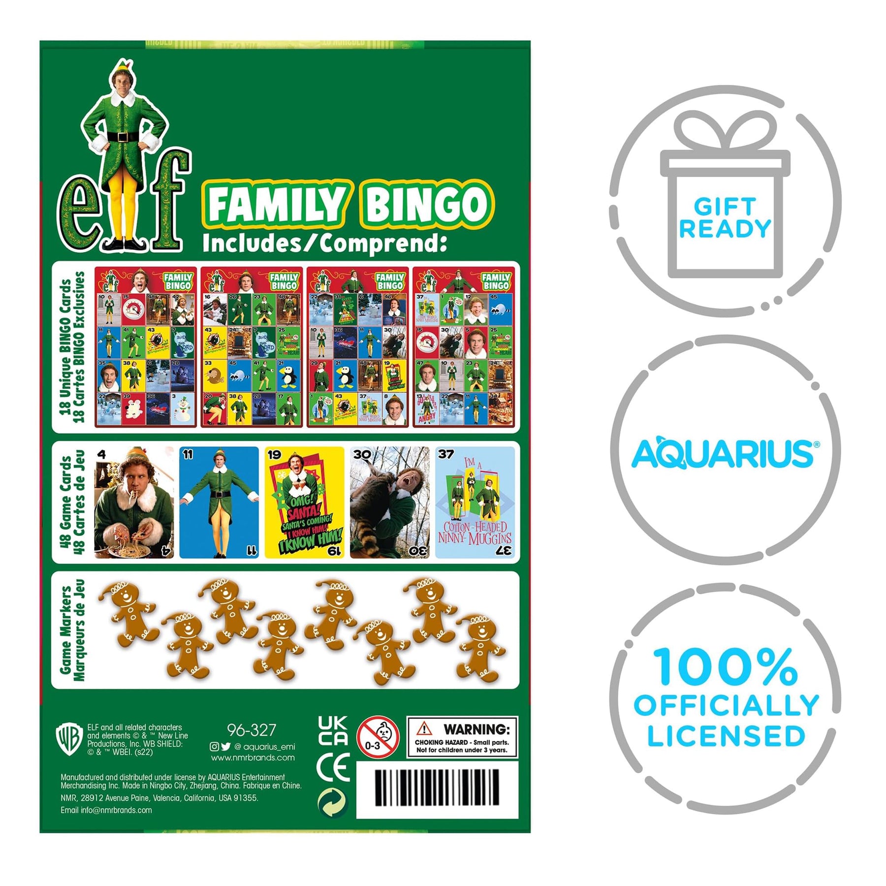 Elf Family Bingo Game