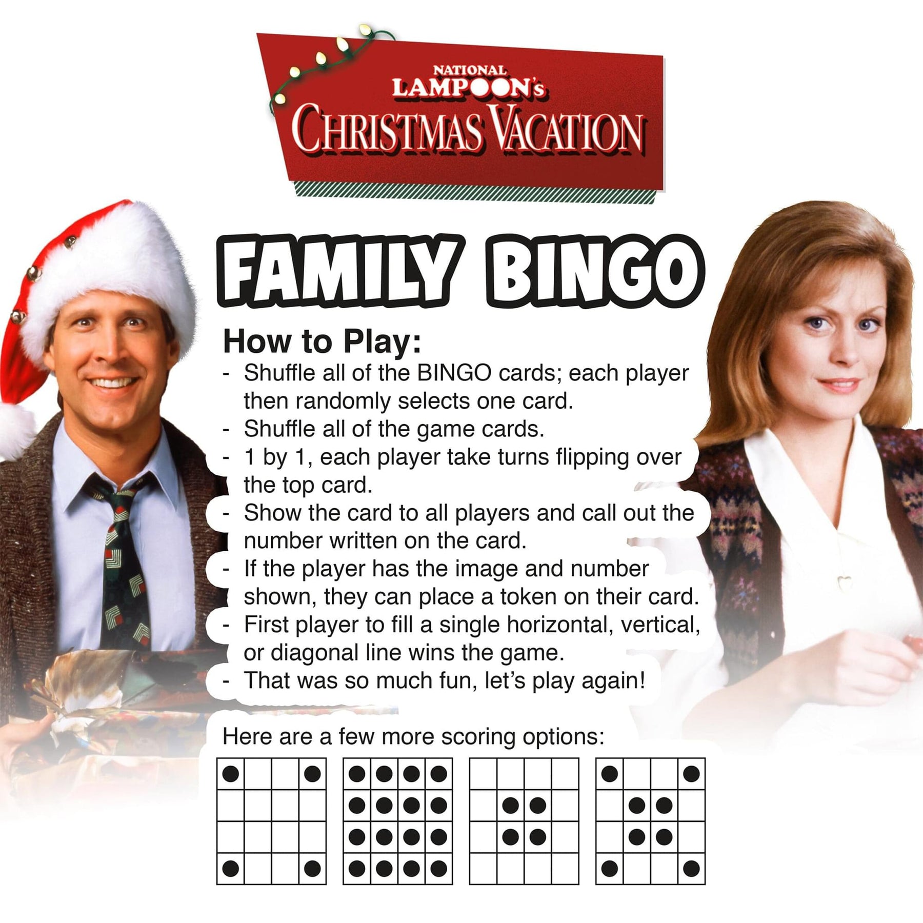 A Christmas Story Family Bingo Game