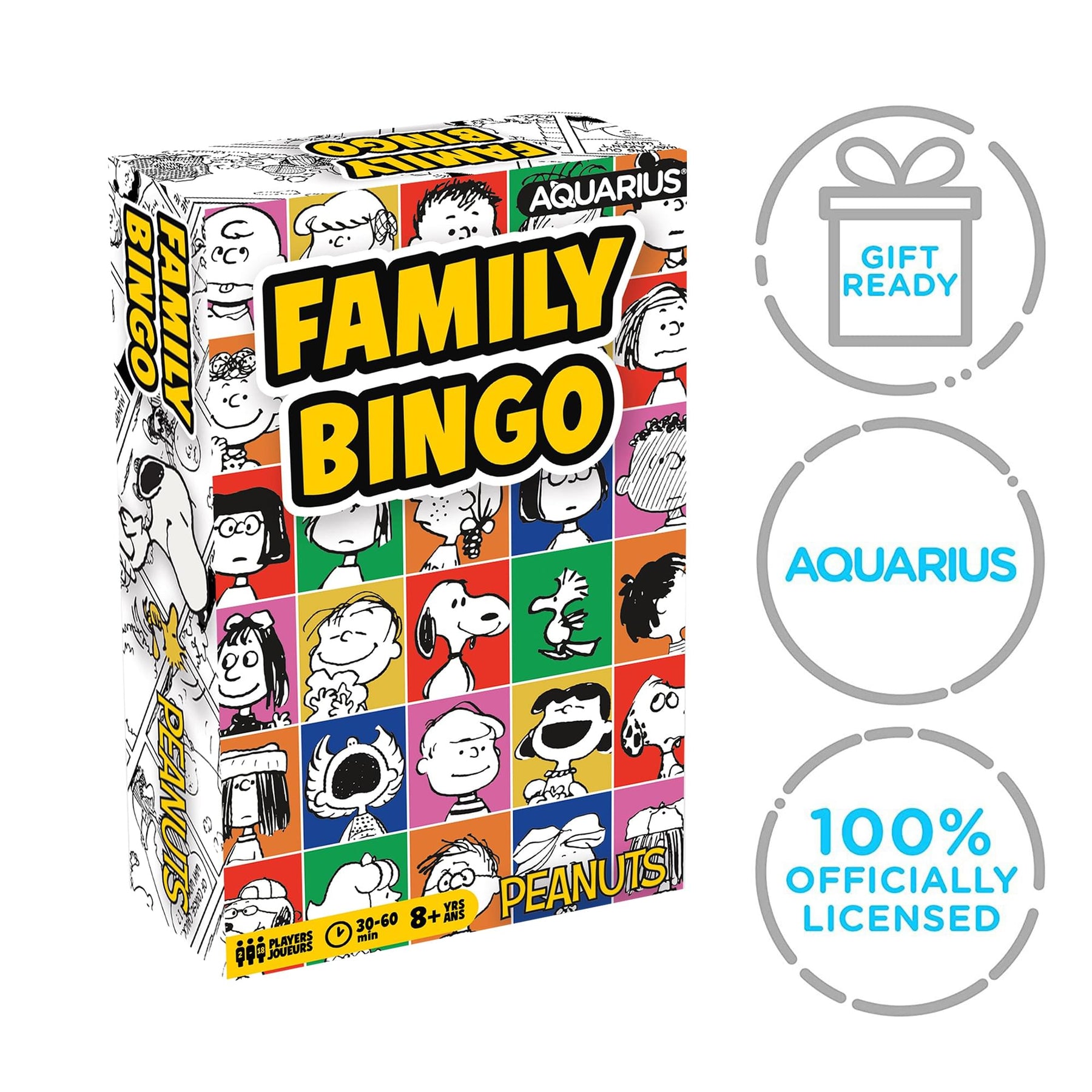 Peanuts 75th Anniversary Family Bingo Game