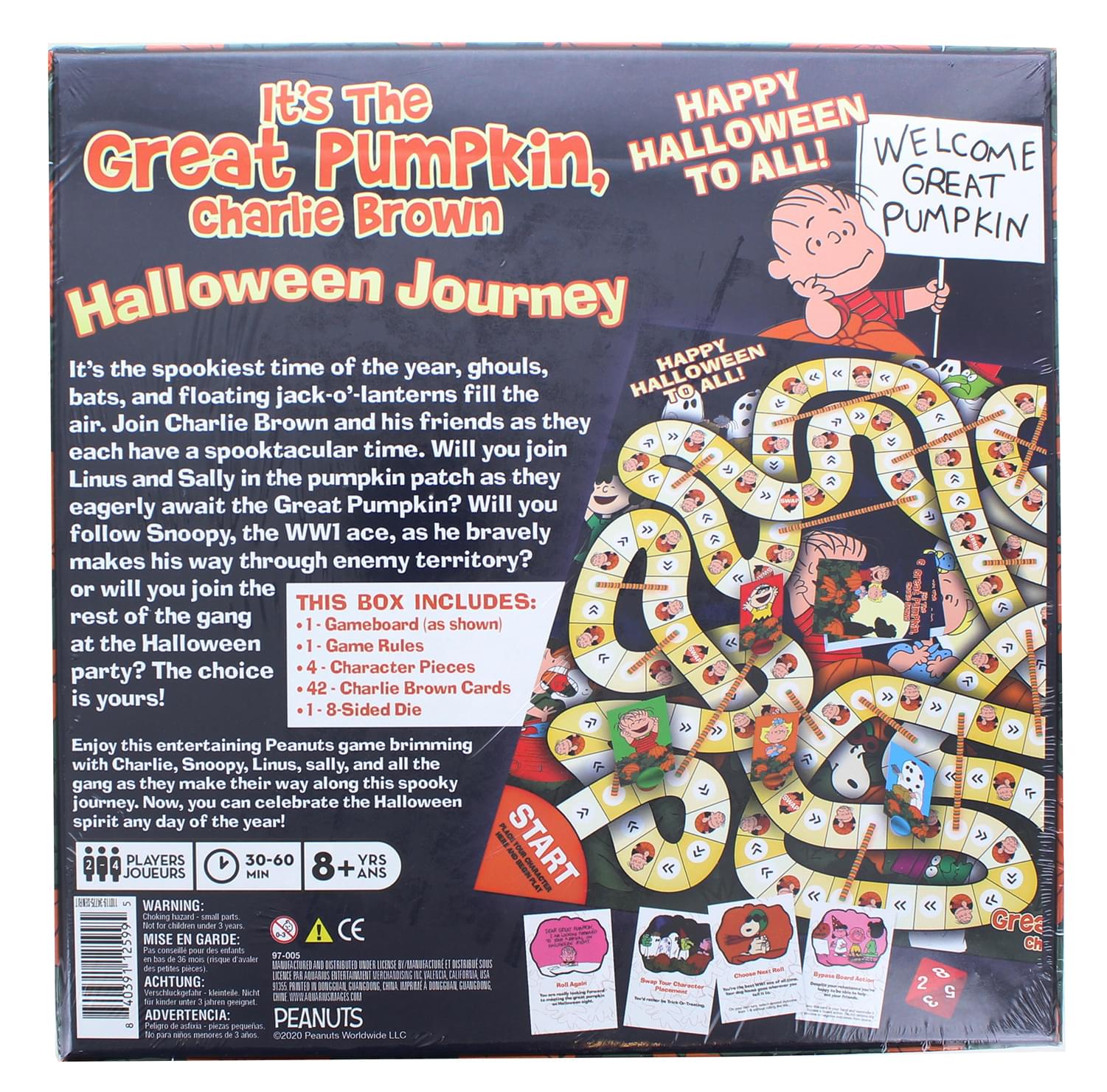 Peanuts Great Pumpkin Family Board Game