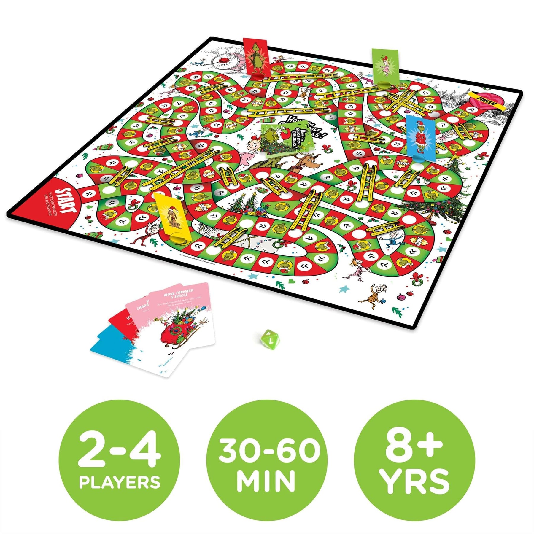 Dr. Seuss Grinchmas Journey Board Game