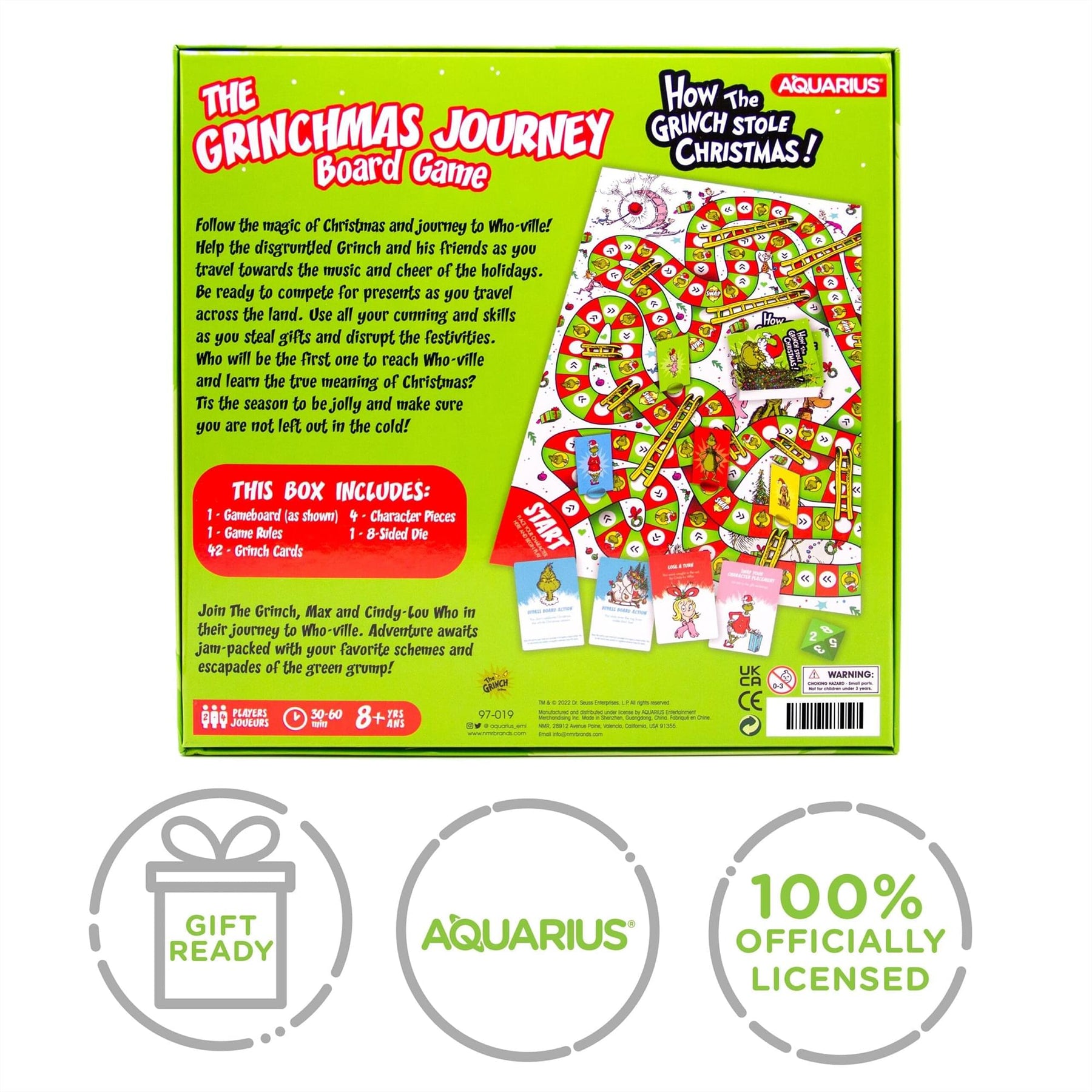 Dr. Seuss Grinchmas Journey Board Game