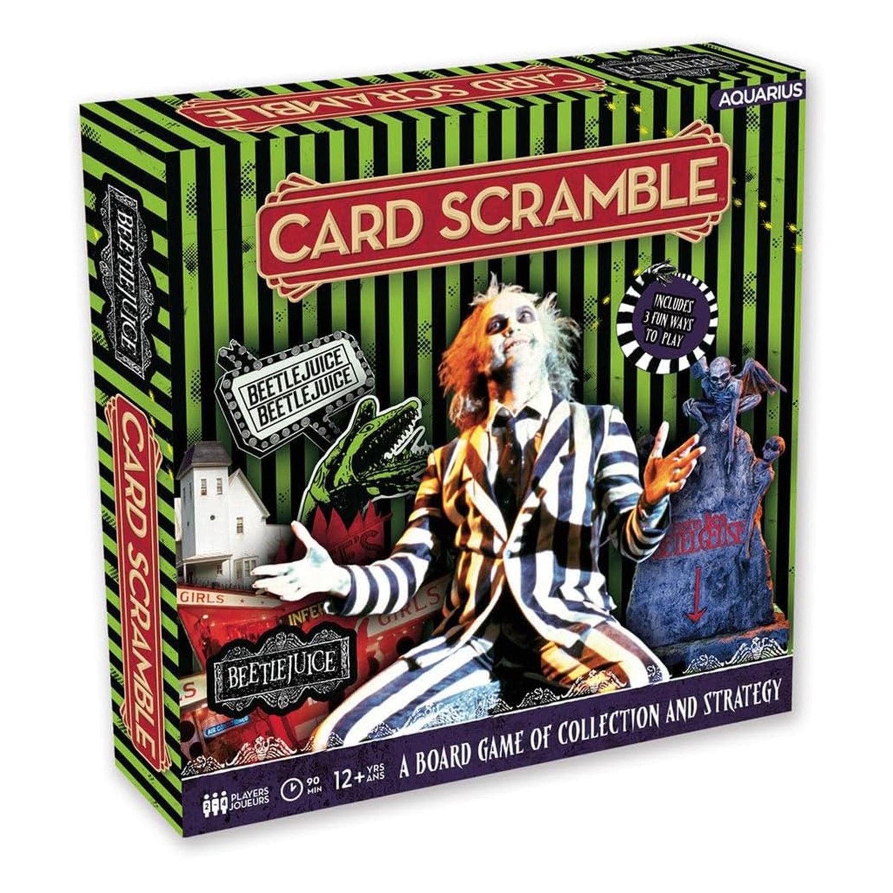 Beetlejuice Card Scramble Board Game | For 2-4 Players
