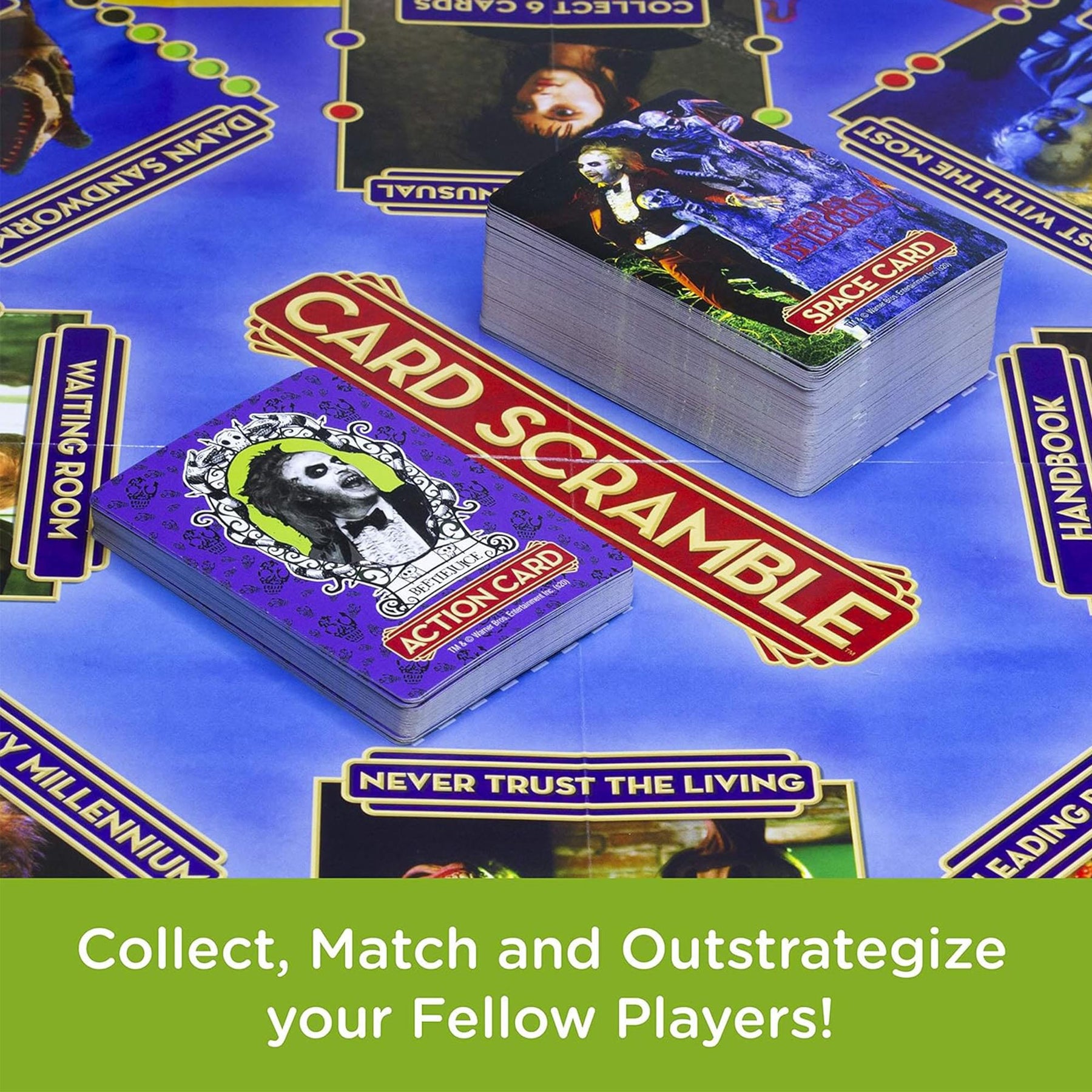 Beetlejuice Card Scramble Board Game | For 2-4 Players