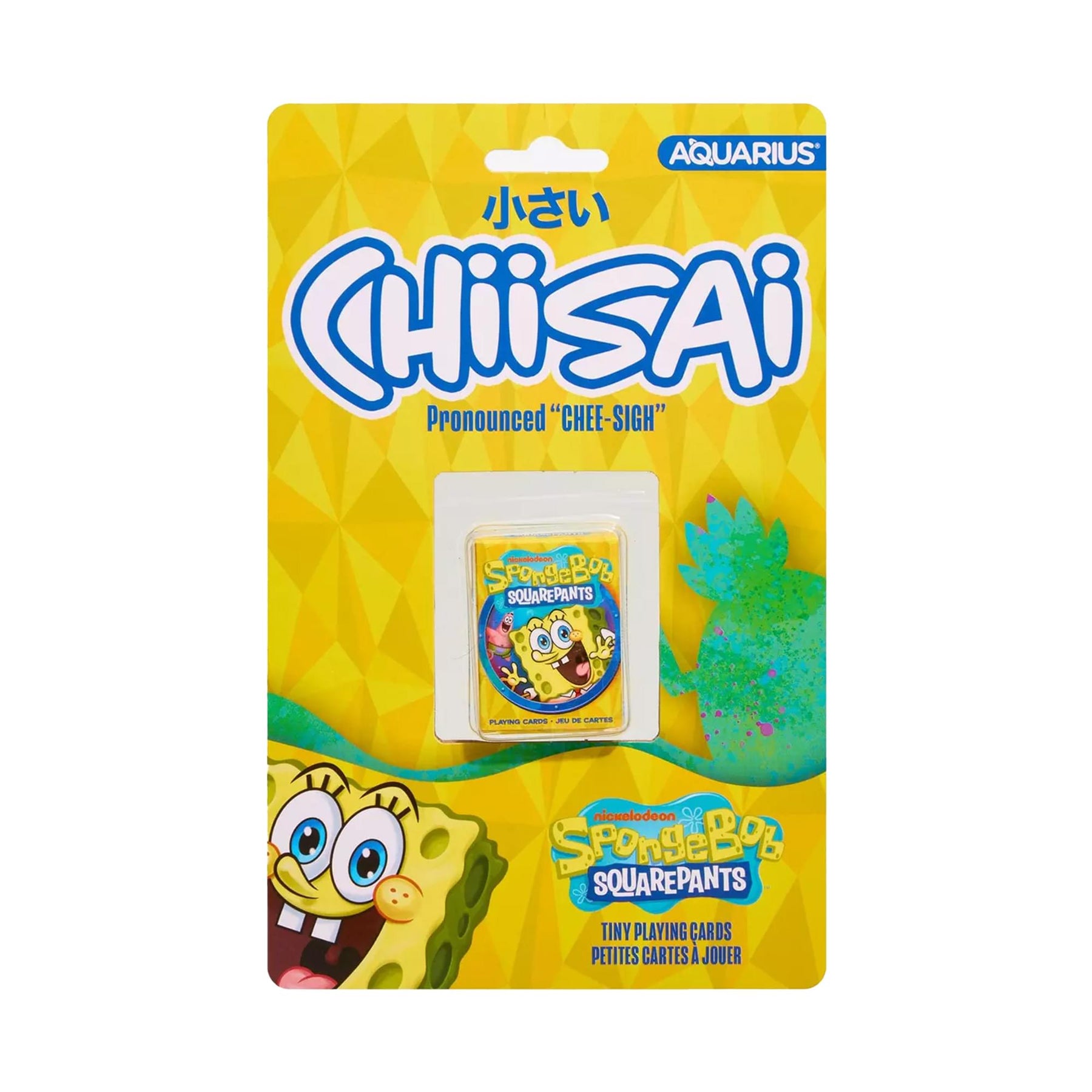 Spongebob Squarepants Chiisai Micro Playing Cards