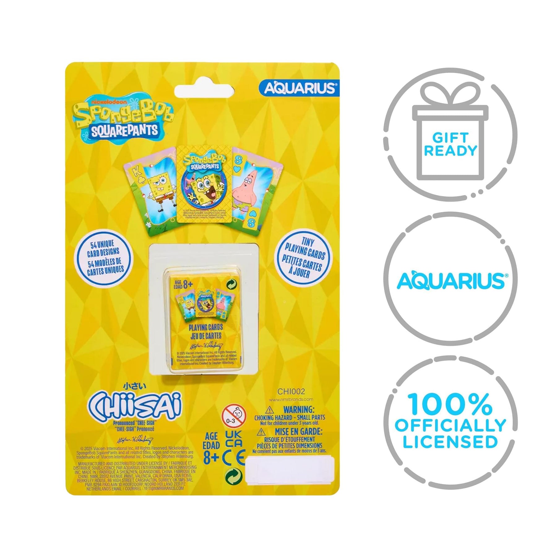 Spongebob Squarepants Chiisai Micro Playing Cards