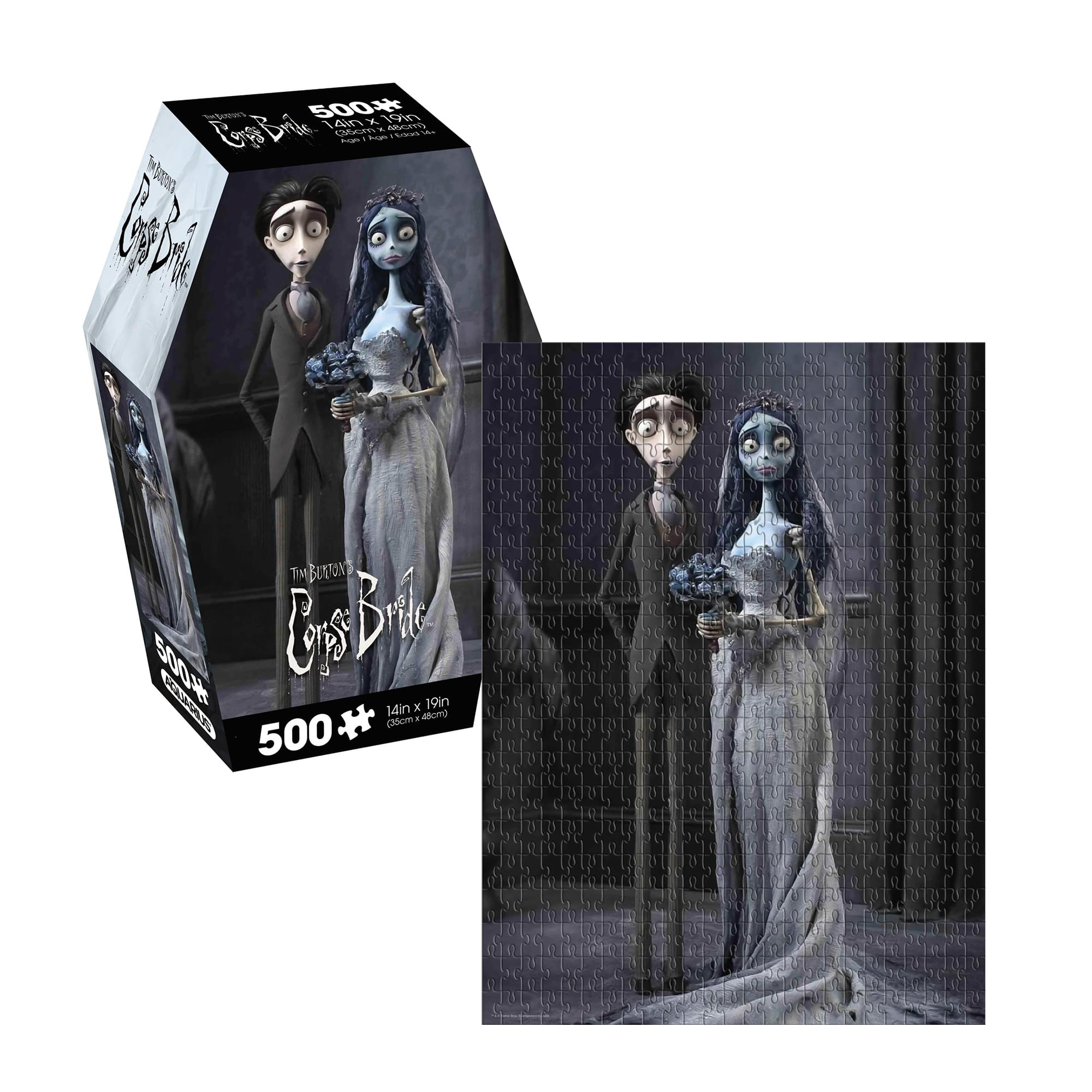Corpse Bride Coffin Box 500 Piece Jigsaw Puzzle | Free Shipping