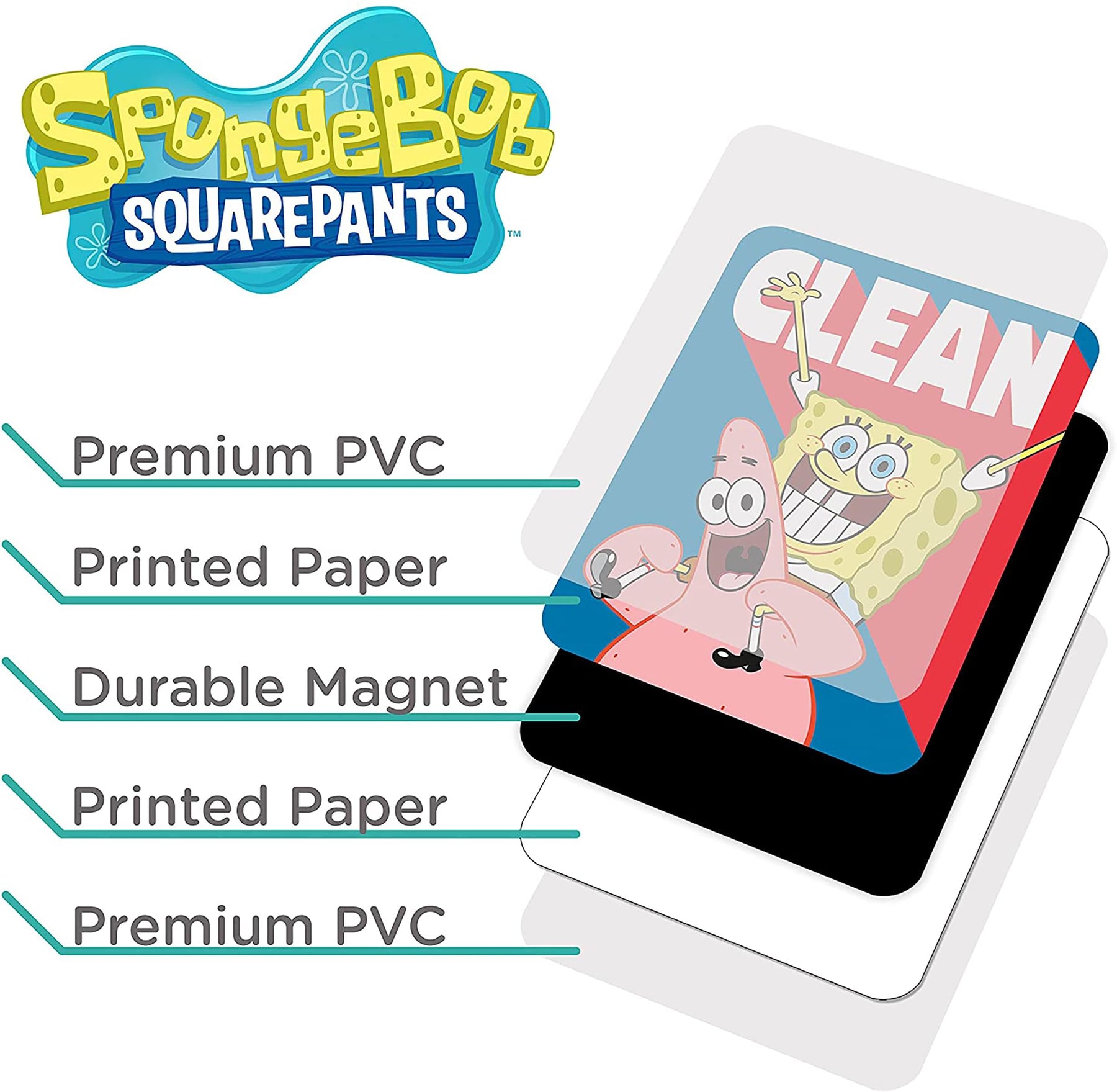 SpongeBob SquarePants Double Sided Dishwasher Magnet