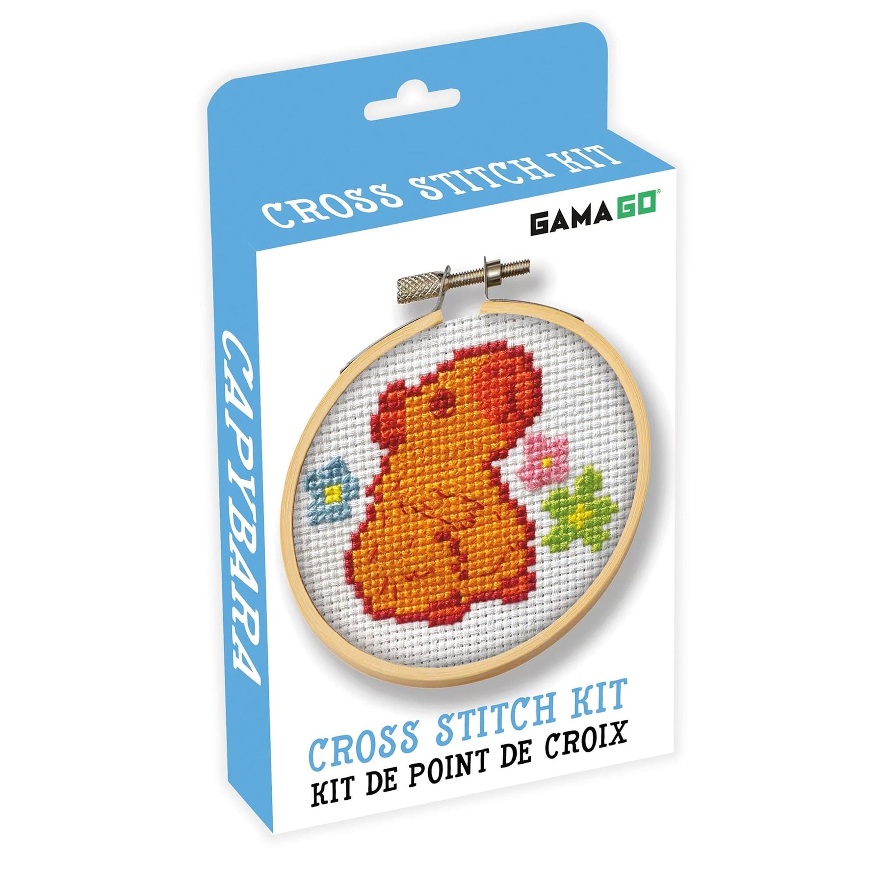 Capybara Cross Stitch Embroidery Kit