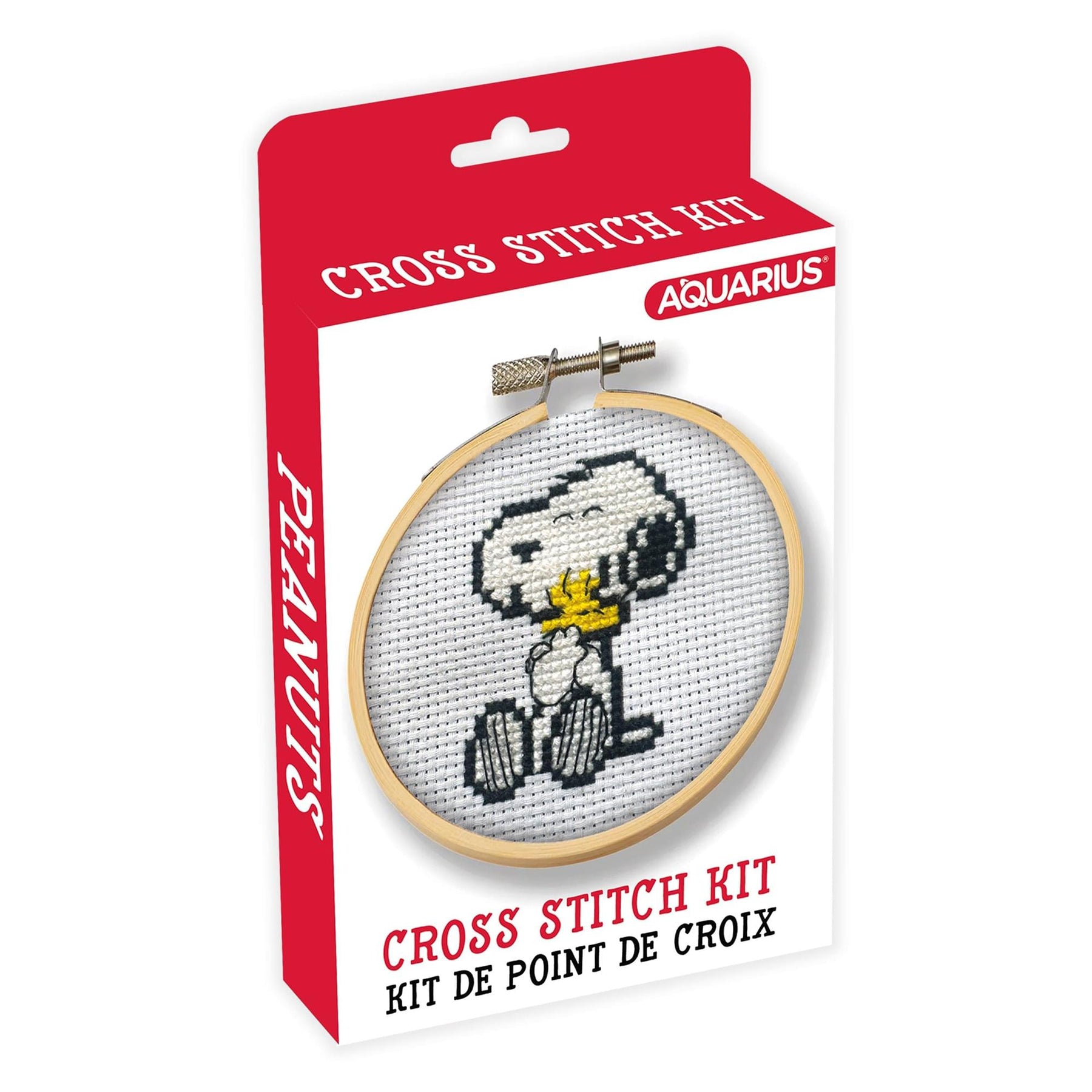 Peanuts Snoopy and Woodstock Hug Cross Stitch Embroidery Kit