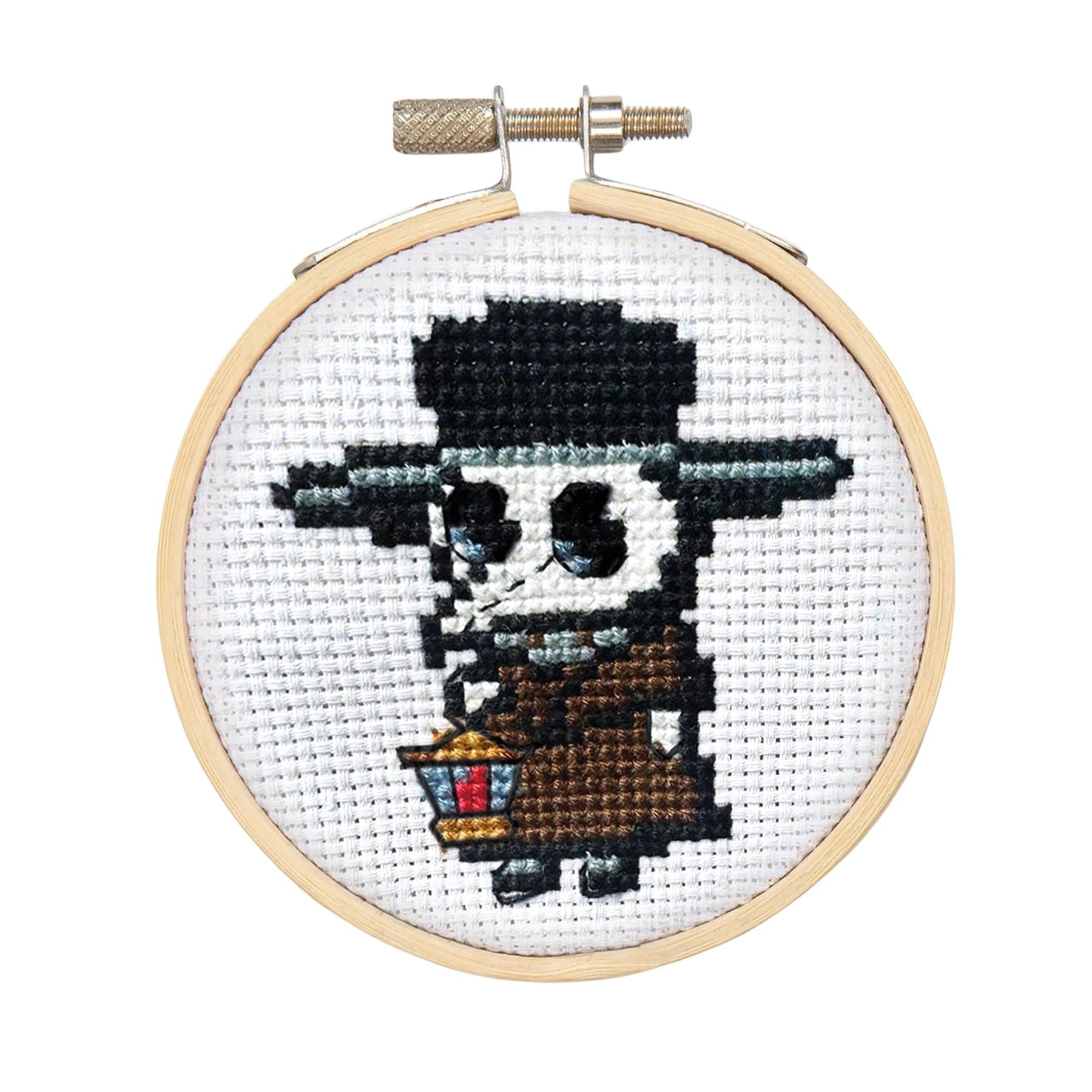 Plague Doctor Cross Stitch Embroidery Kit