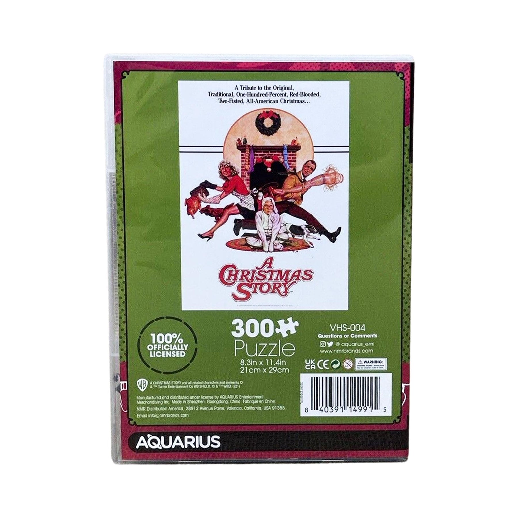 A Christmas Story 300 Piece VHS Box Jigsaw Puzzle