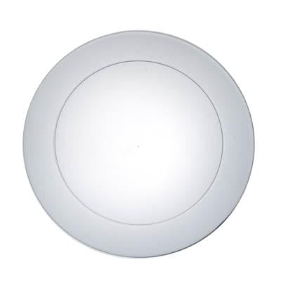 6" Plastic Party Plate Clear 80 Count