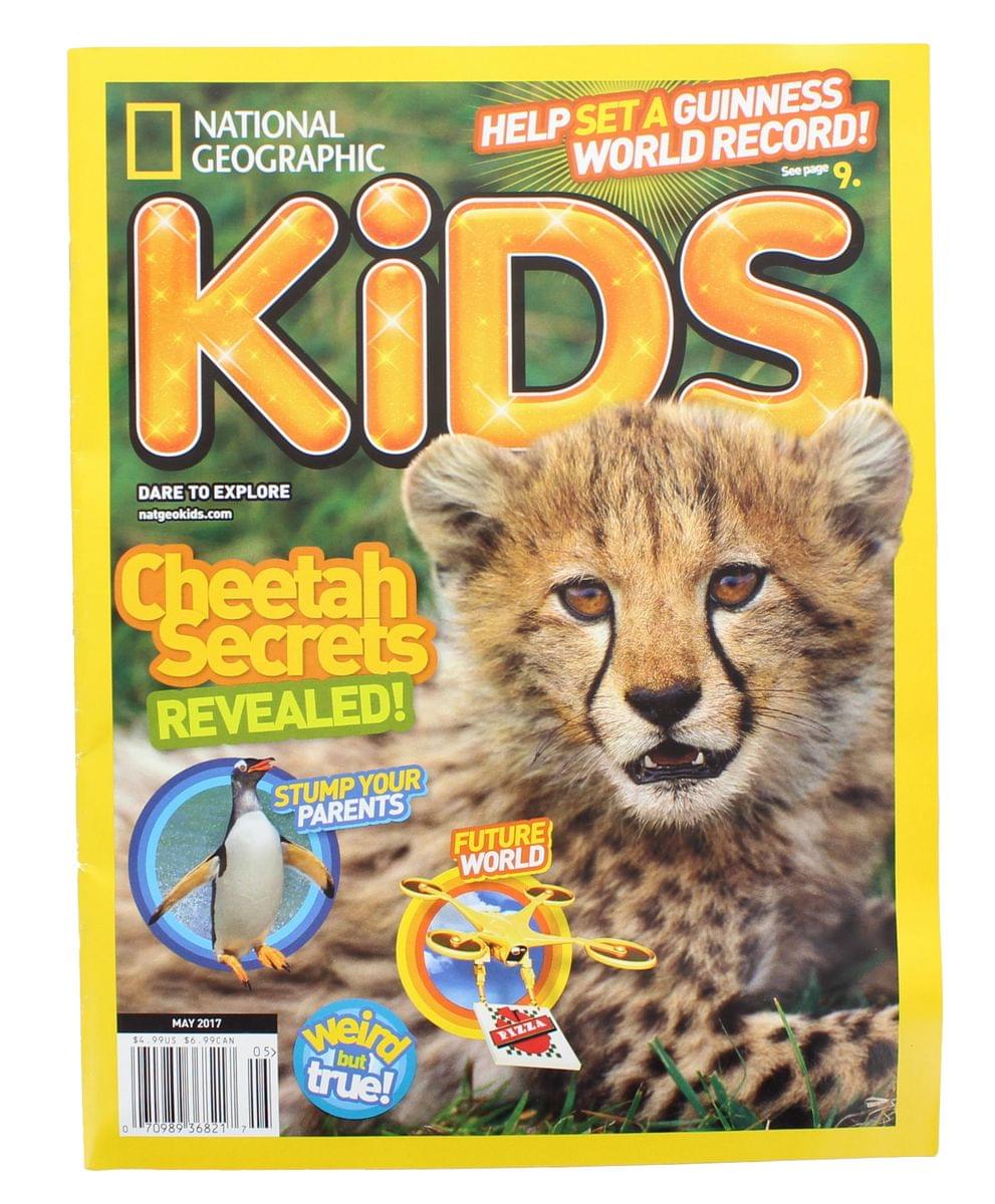 National Geographic Kids Magazine: Cheetah Secrets Revealed | Free Shi