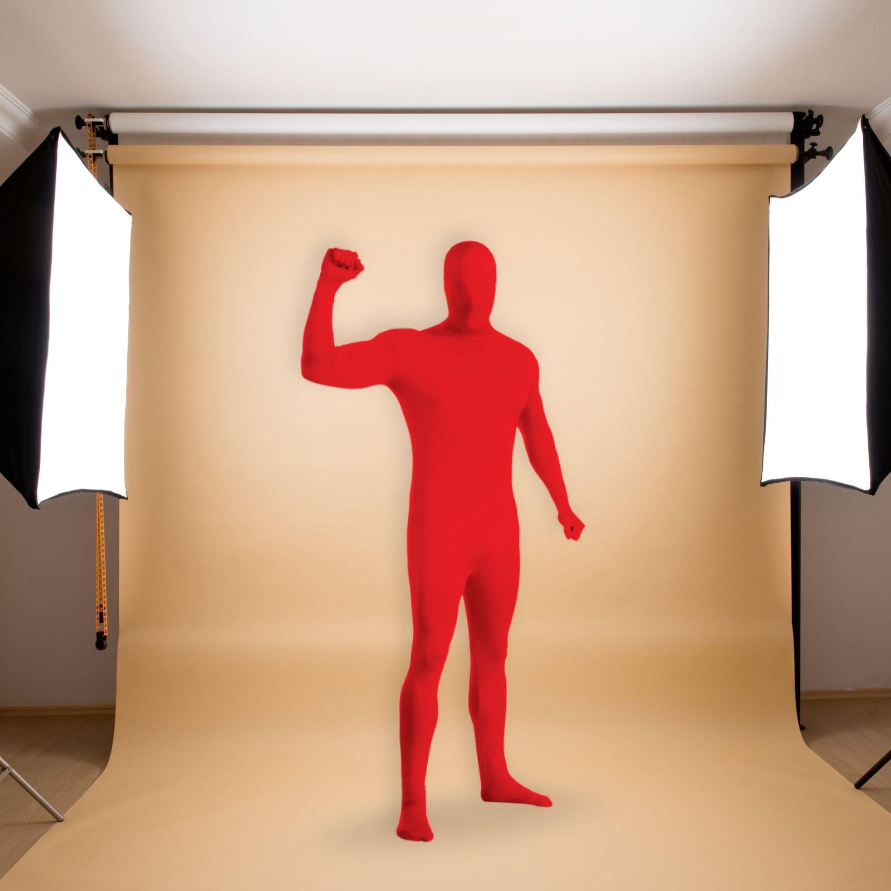 Second Skin Suit Red Adult Costume