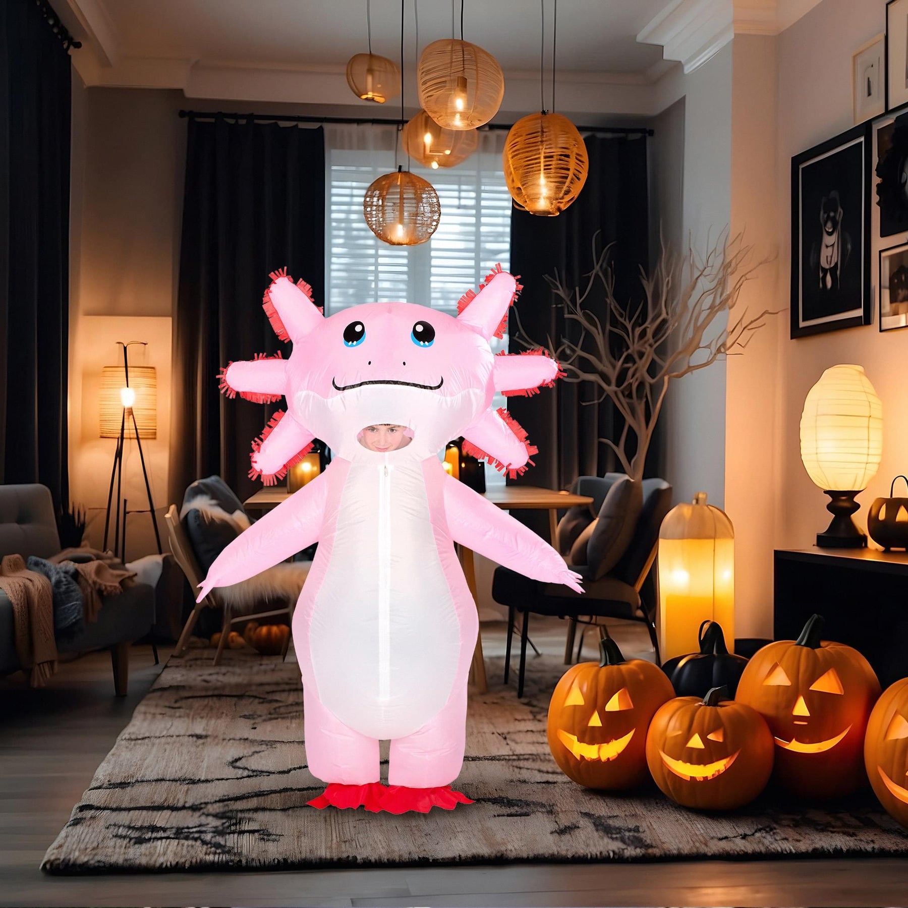 Axolotl Inflatable Child Costume | One Size