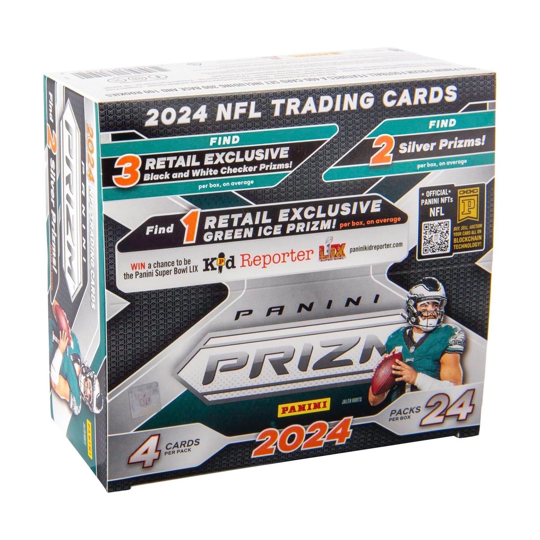 NFL 2024 Panini Prizm Football Retail Box | 96 Cards