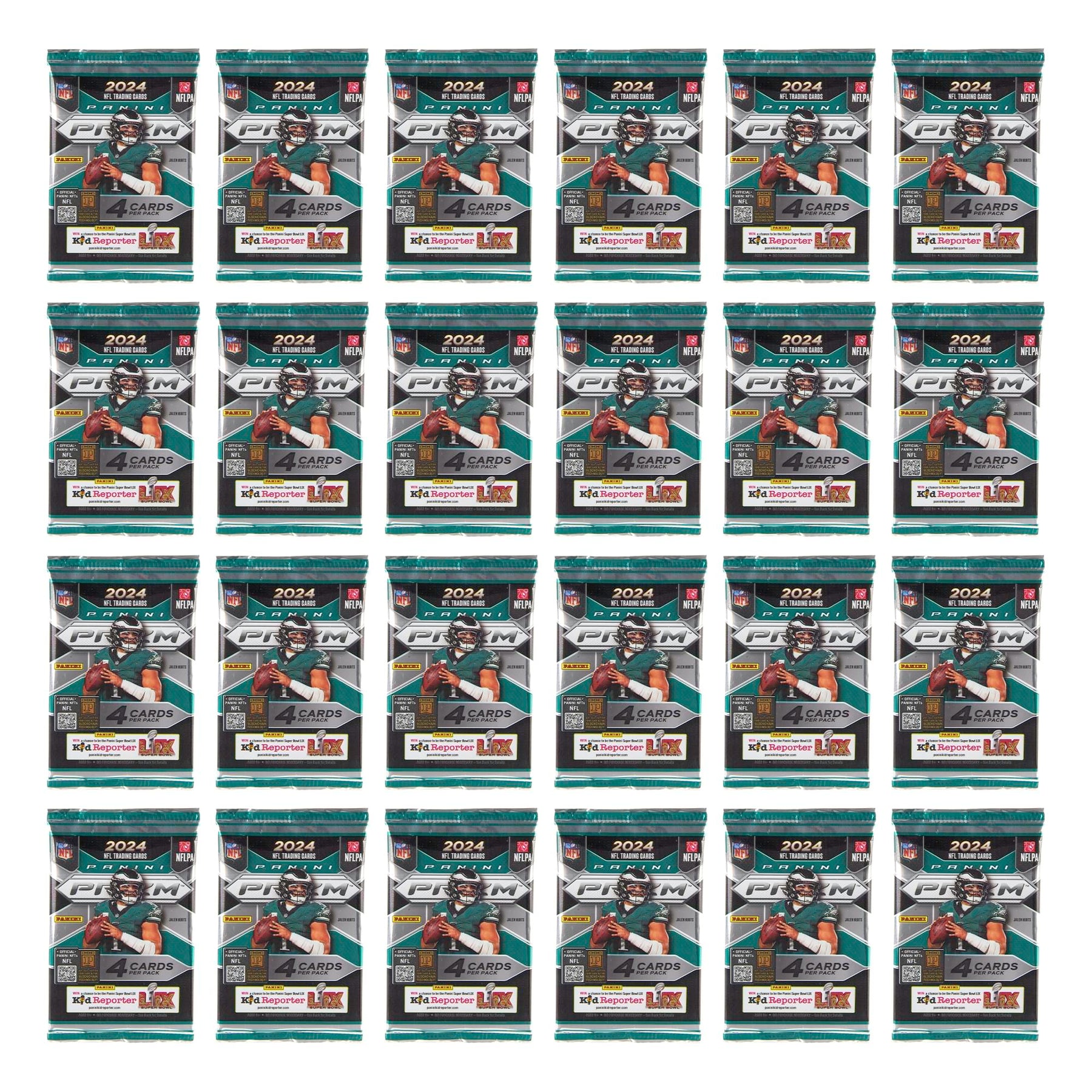 NFL 2024 Panini Prizm Football Retail Box | 96 Cards