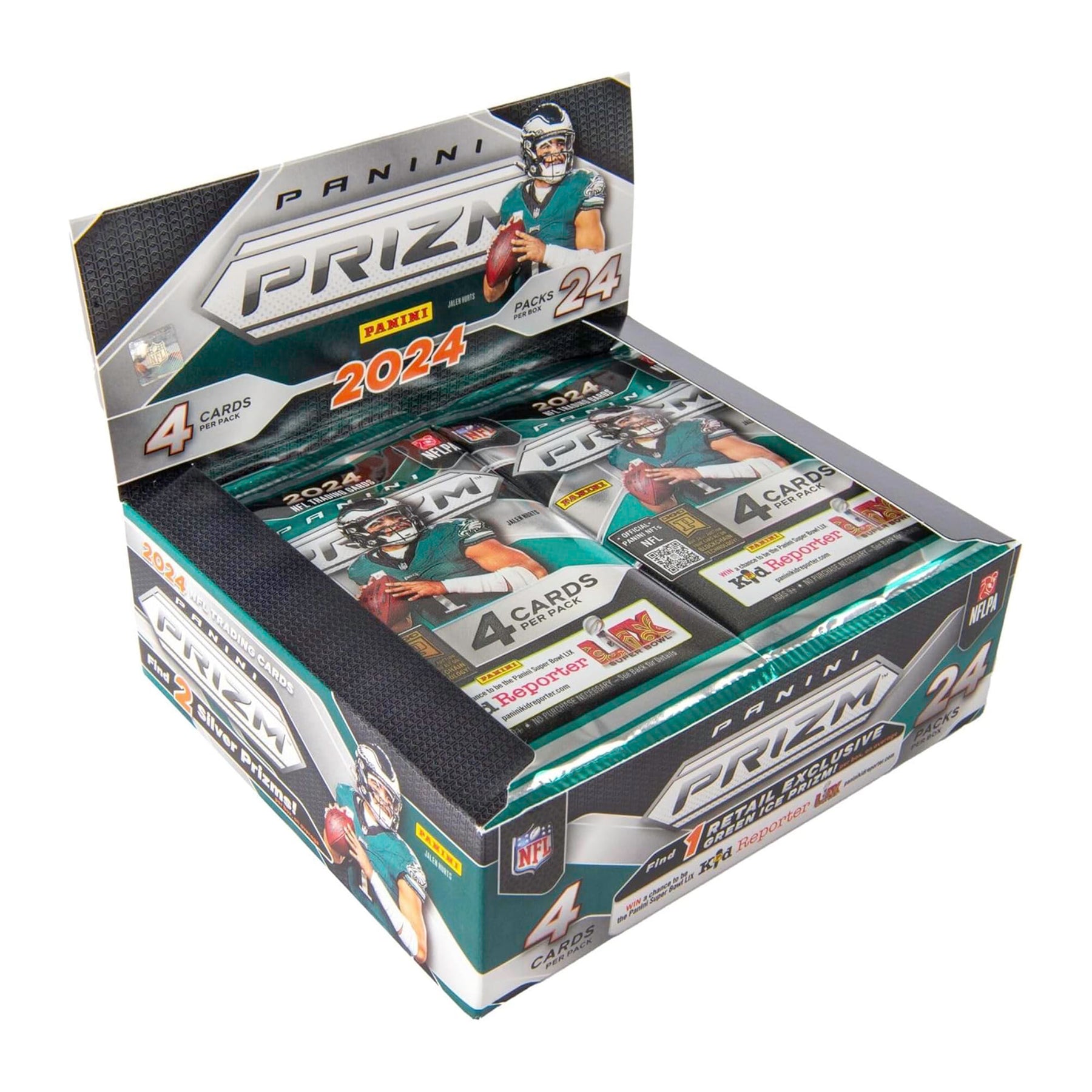 NFL 2024 Panini Prizm Football Retail Box | 96 Cards